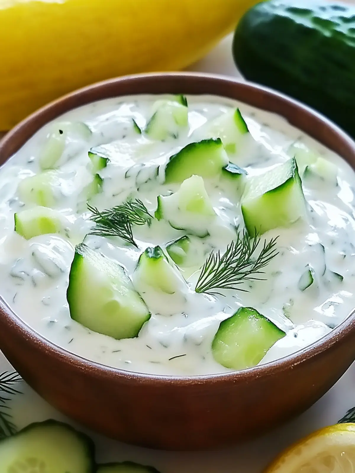 Creamy Greek Cucumber Yogurt Dip for Flavorful Summer Snacking 4 Creamy Greek Cucumber Yogurt Dip
