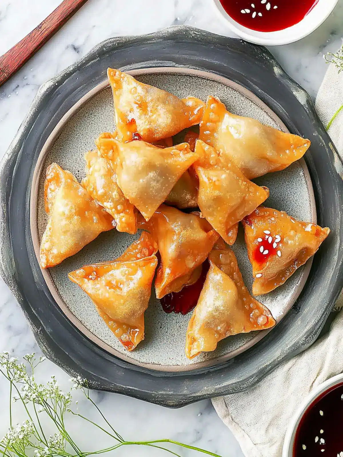 Crispy Baked Wontons: A Healthy Snack You ll Crave! 2 Baked Wontons