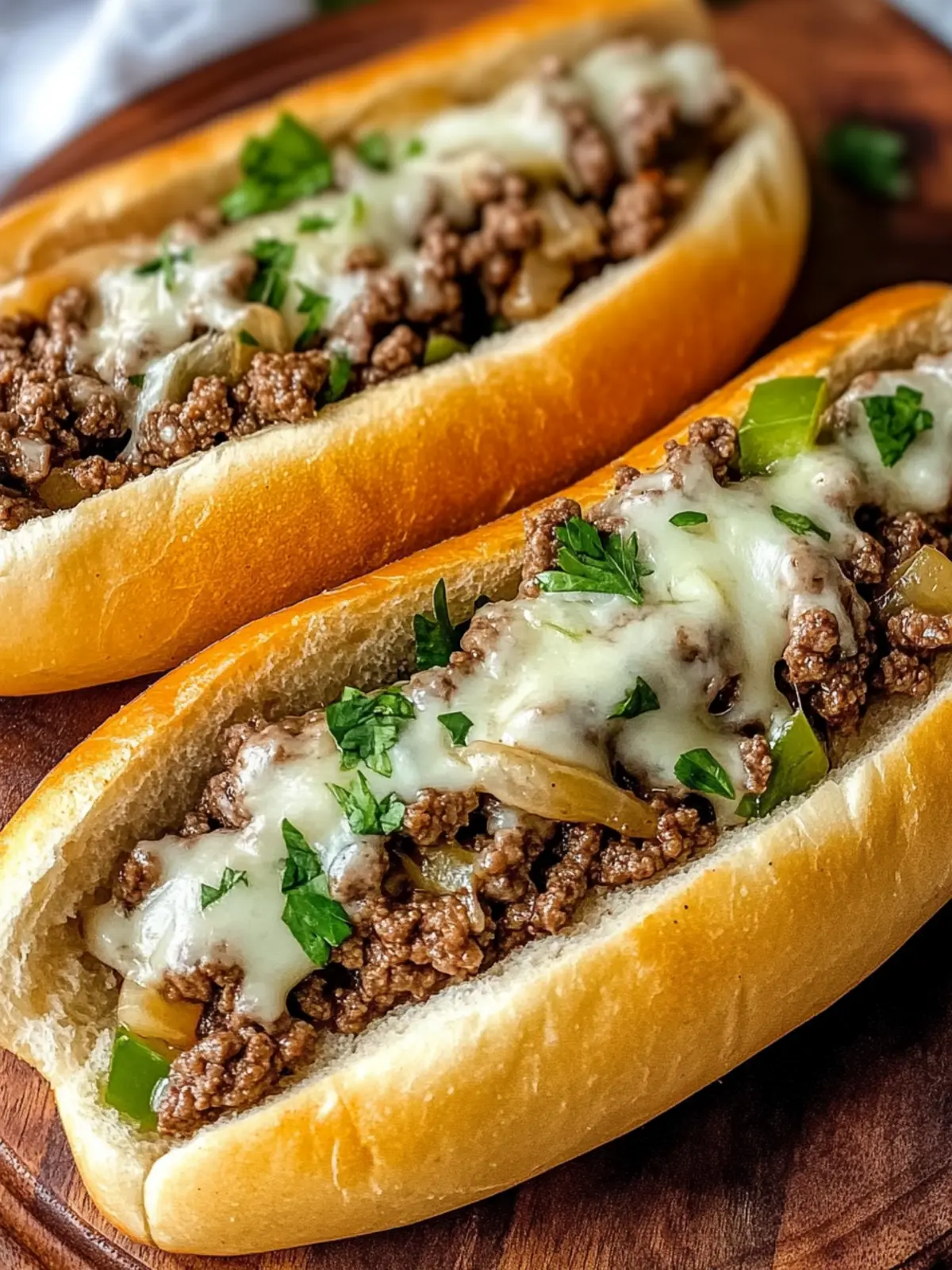 Mouthwatering Ground Beef Philly Cheesesteaks in 30 Minutes 2 Ground Beef Philly Cheesesteaks