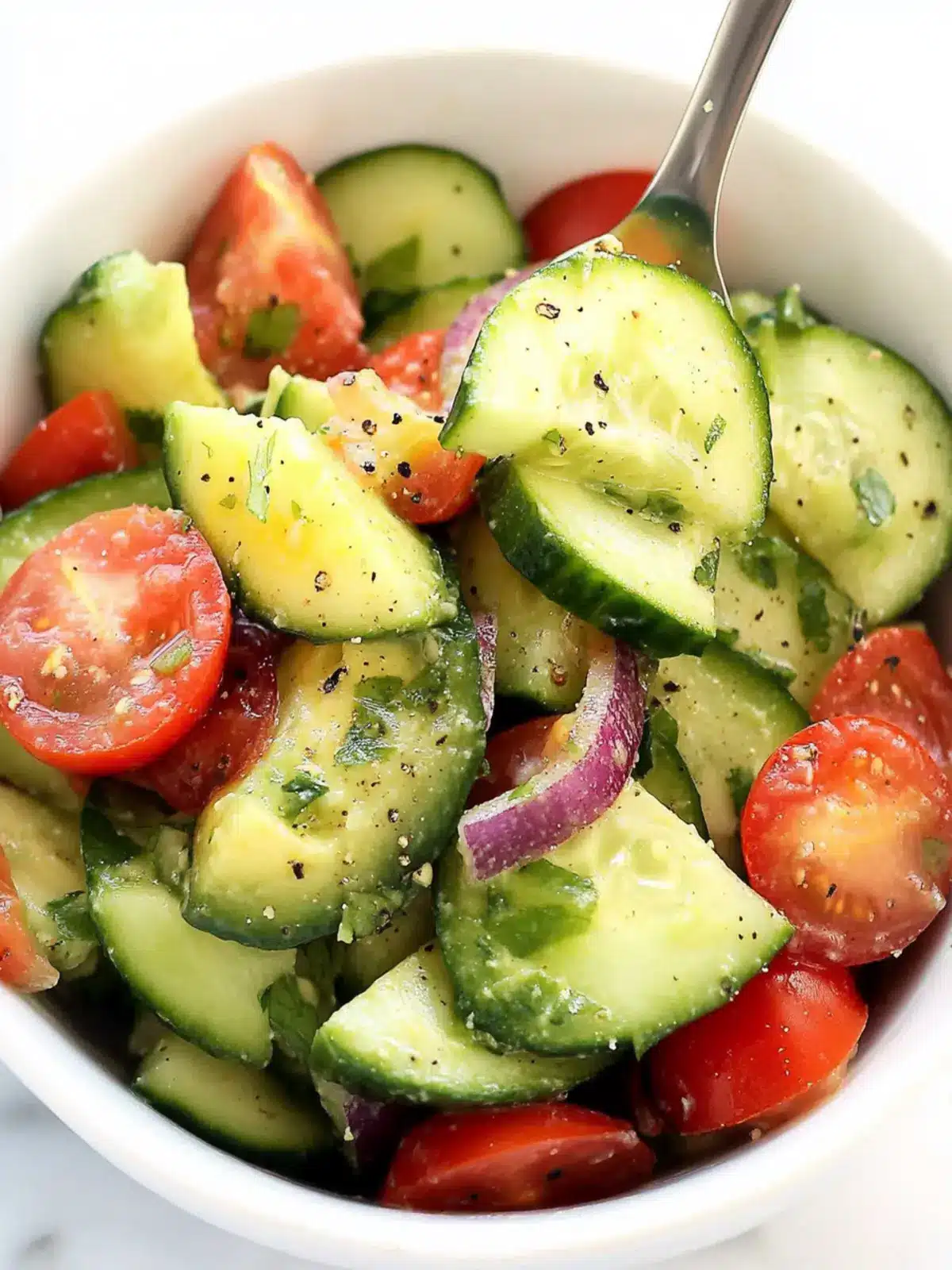 Zesty Cucumber Avocado Salad for Refreshing Summer Bliss 4 Cucumber Avocado Salad