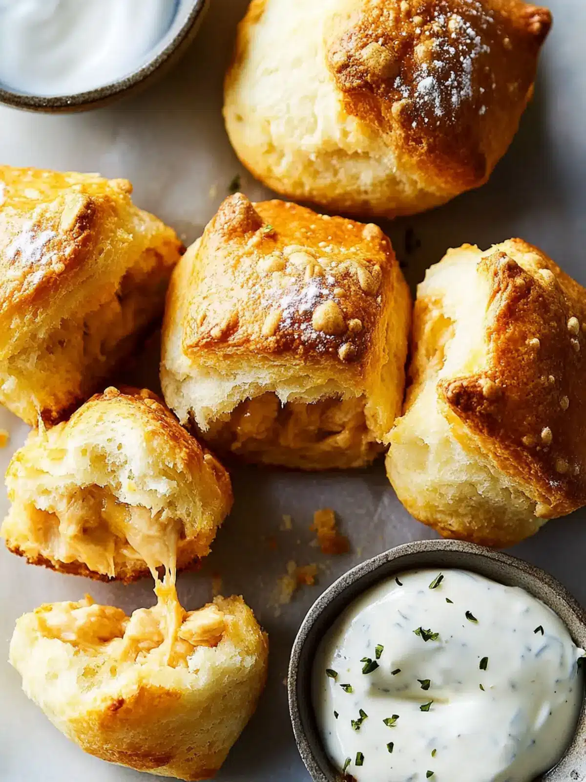 Buffalo Chicken Biscuit Bombs That Will Wow Your Guests 4 Buffalo Chicken Biscuit Bombs
