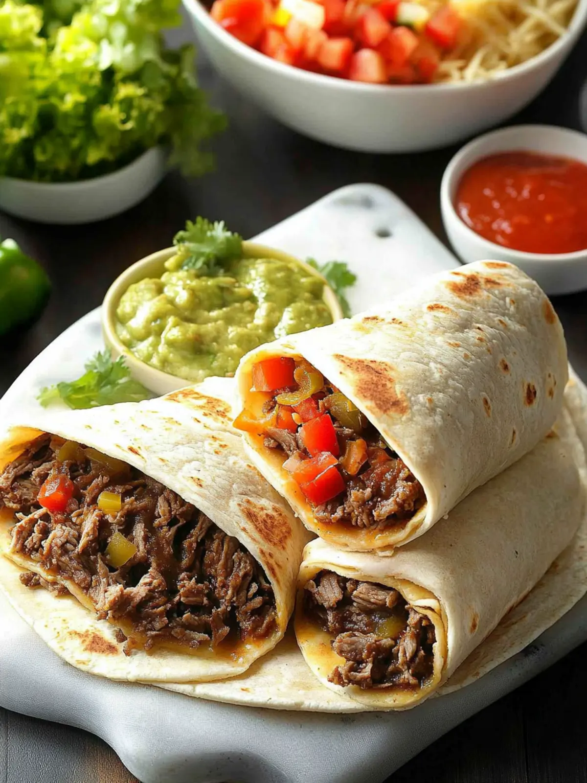 Savory Green Chile Beef Burritos for Ultimate Comfort Food 2 Green Chile Beef Burritos