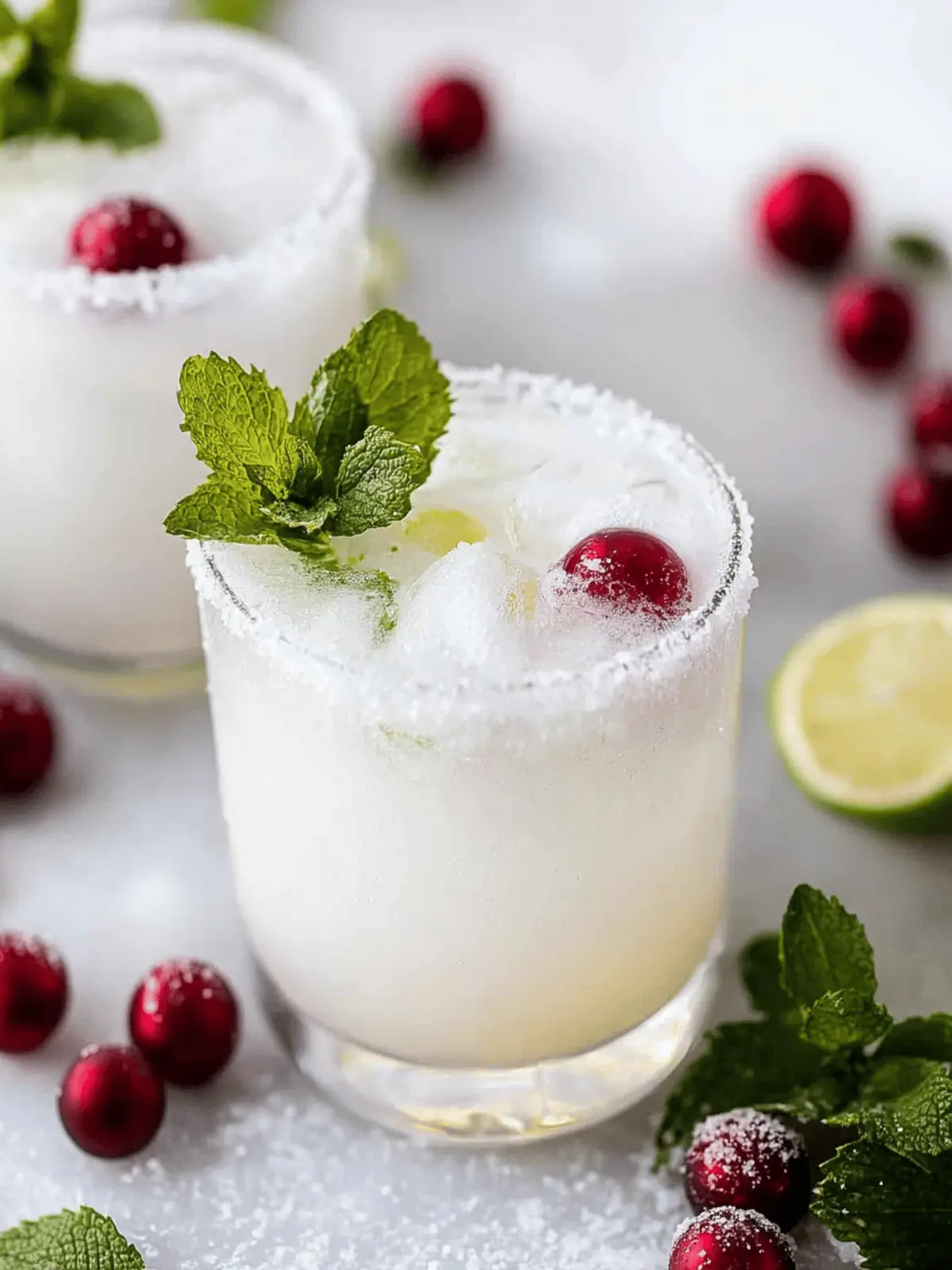 Delight in a White Christmas Mojito That's Pure Holiday Cheer 3 White Christmas Mojito