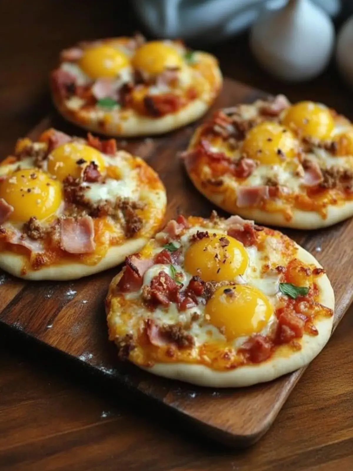 English Muffin Breakfast Pizza: Your Customizable Morning Bliss 2 English Muffin Breakfast Pizza