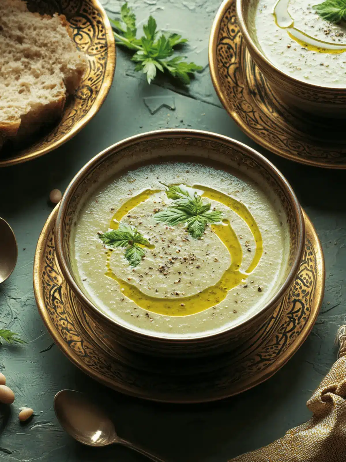 Savor Moroccan Bissara: Comforting Fava Bean Soup Delight 2 Moroccan Bissara (Fava Bean Soup)