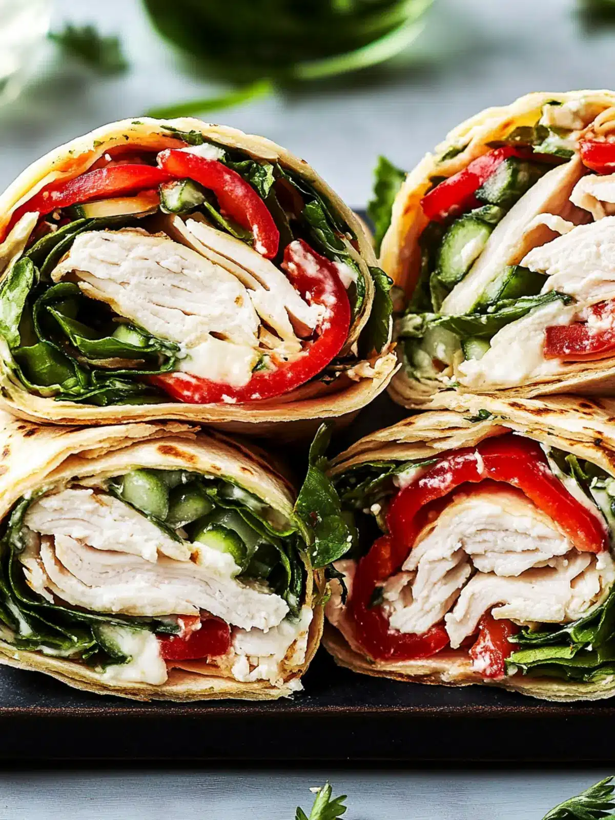 Savory Turkey Lavash Wrap: Healthy and Quick Lunch Delight 4 Turkey Lavash Wrap