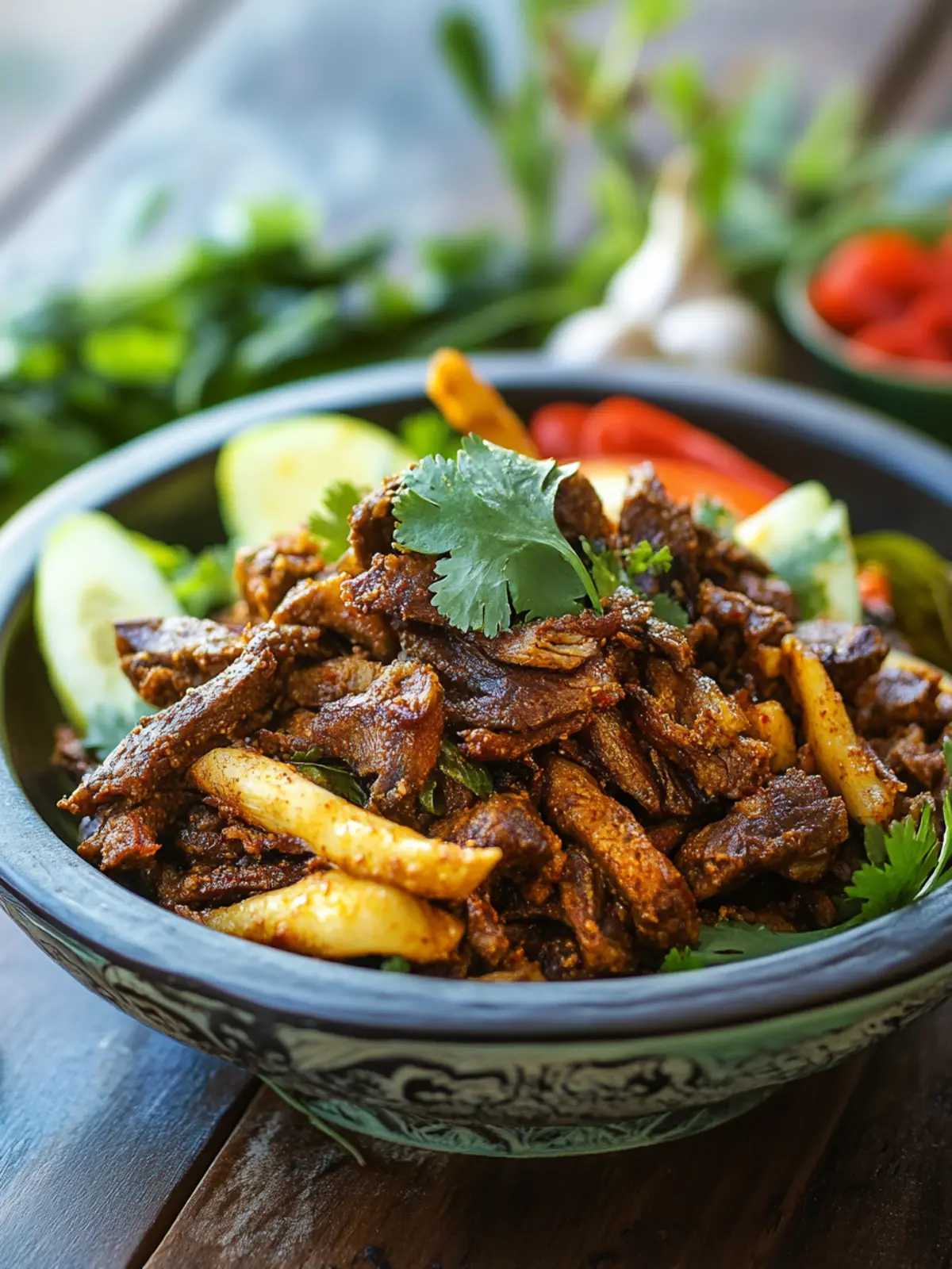 Discover Authentic Nepali Sukuti: A Flavorful Dried Meat Delight 4 Nepali Sukuti (Dried Spiced Meat)
