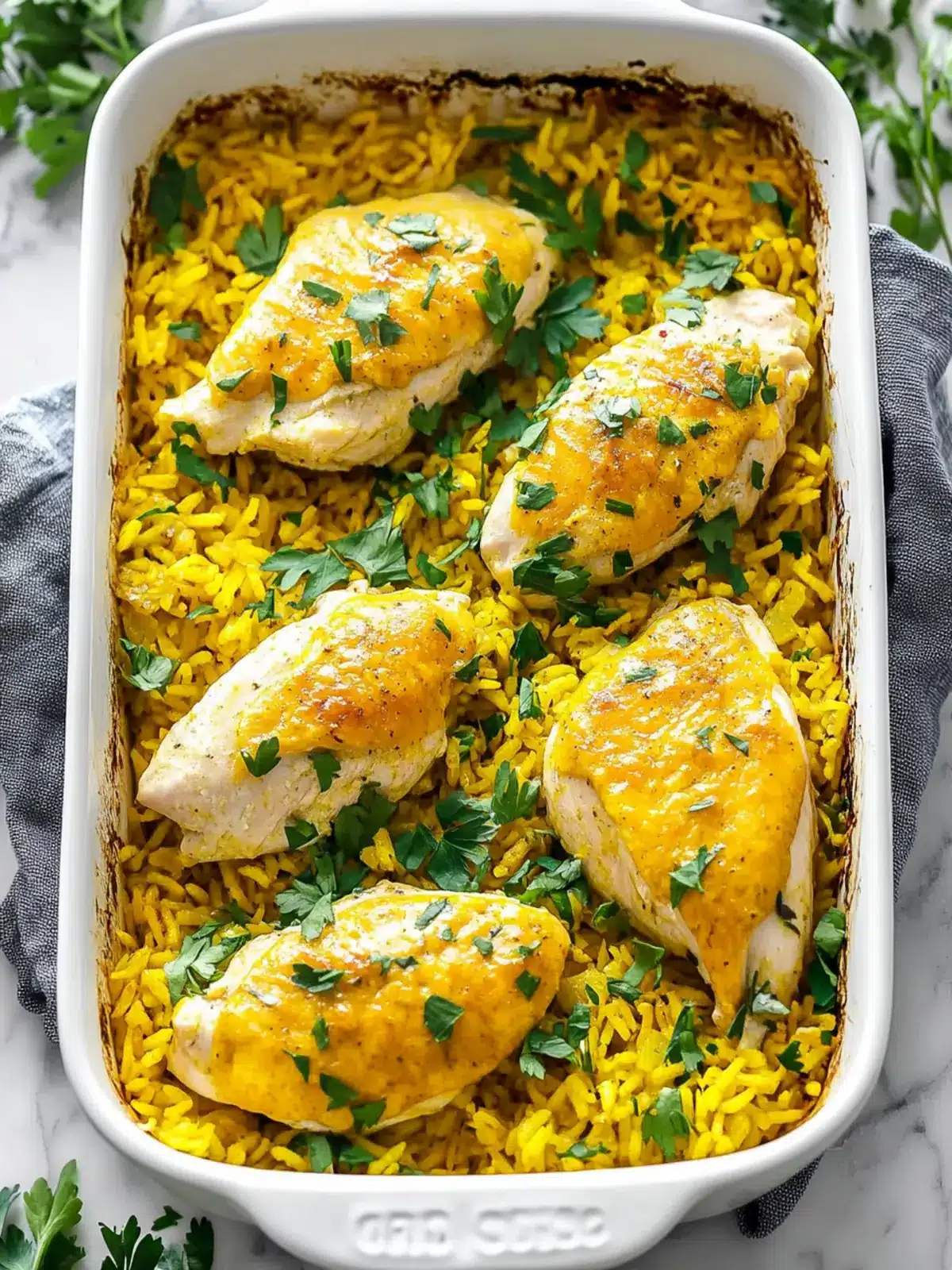 Turmeric Chicken and Rice Casserole for a Cozy Dinner Night 4 Turmeric Chicken and Rice Casserole