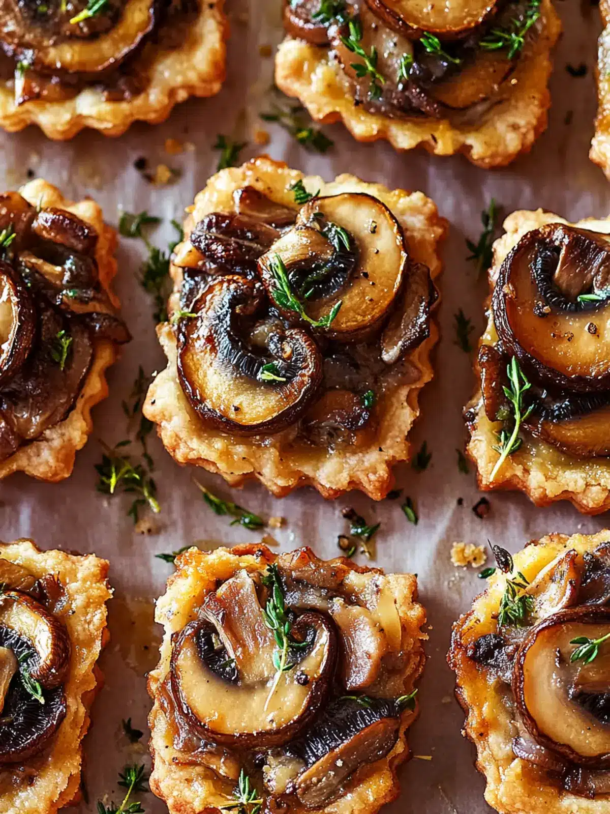 Savory Upside-Down Cream of Mushroom Tartlets to Impress 3 Upside-Down Cream Of Mushroom Tartlets