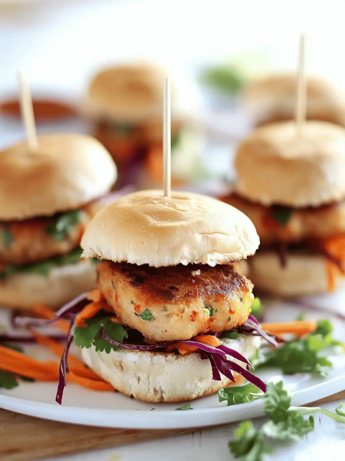 Thai Fish Cake Sliders Perfect for Your Next Gathering 2 Thai fish cake sliders