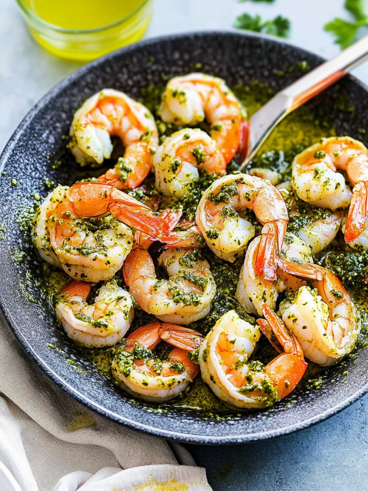 Savory Easy Pesto Shrimp that Dazzles in Just 5 Minutes 3 Easy Pesto Shrimp