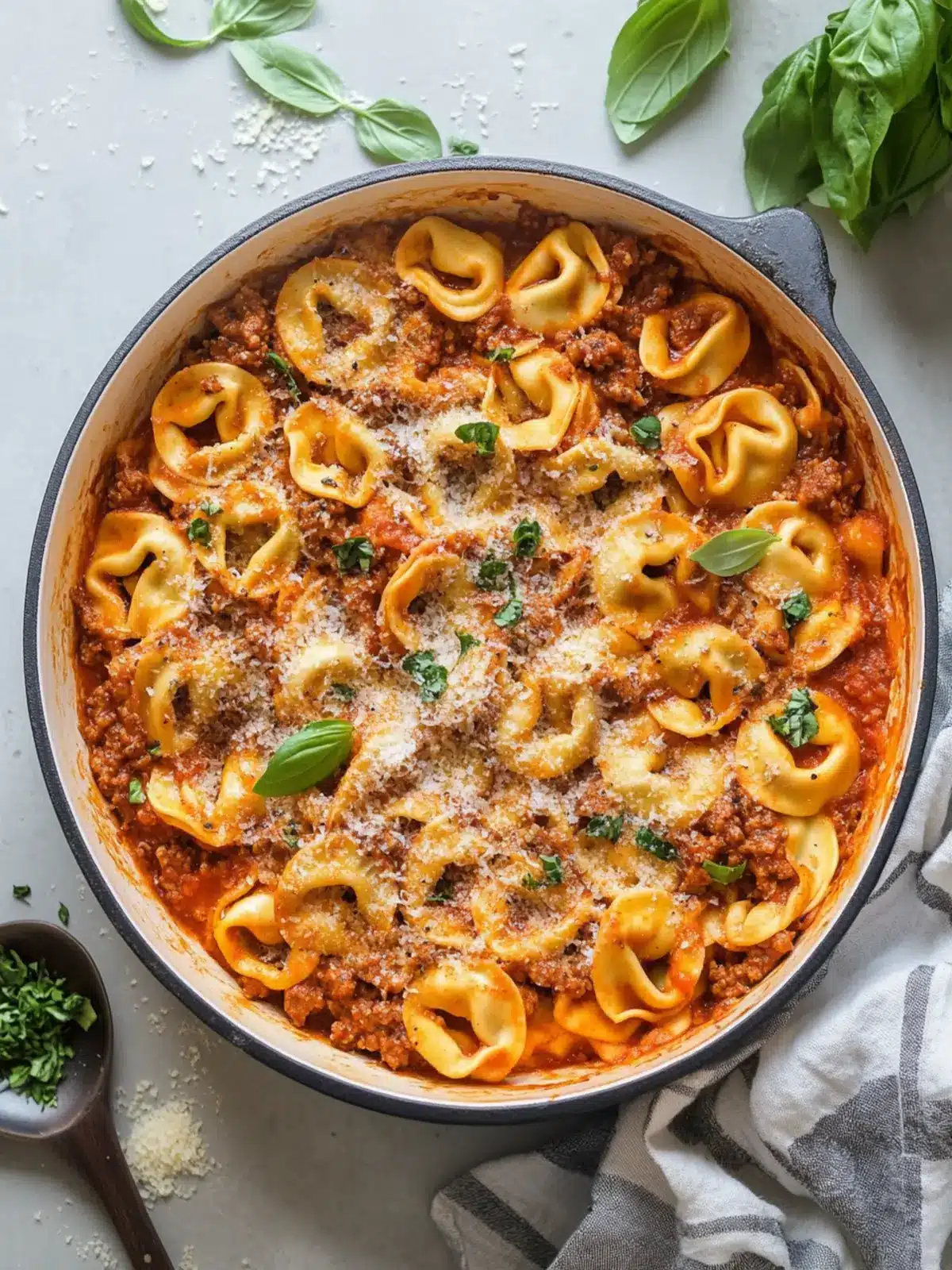 Baked Tortellini with Meat Sauce: Easy Comfort in Minutes 3 Baked Tortellini with Meat Sauce
