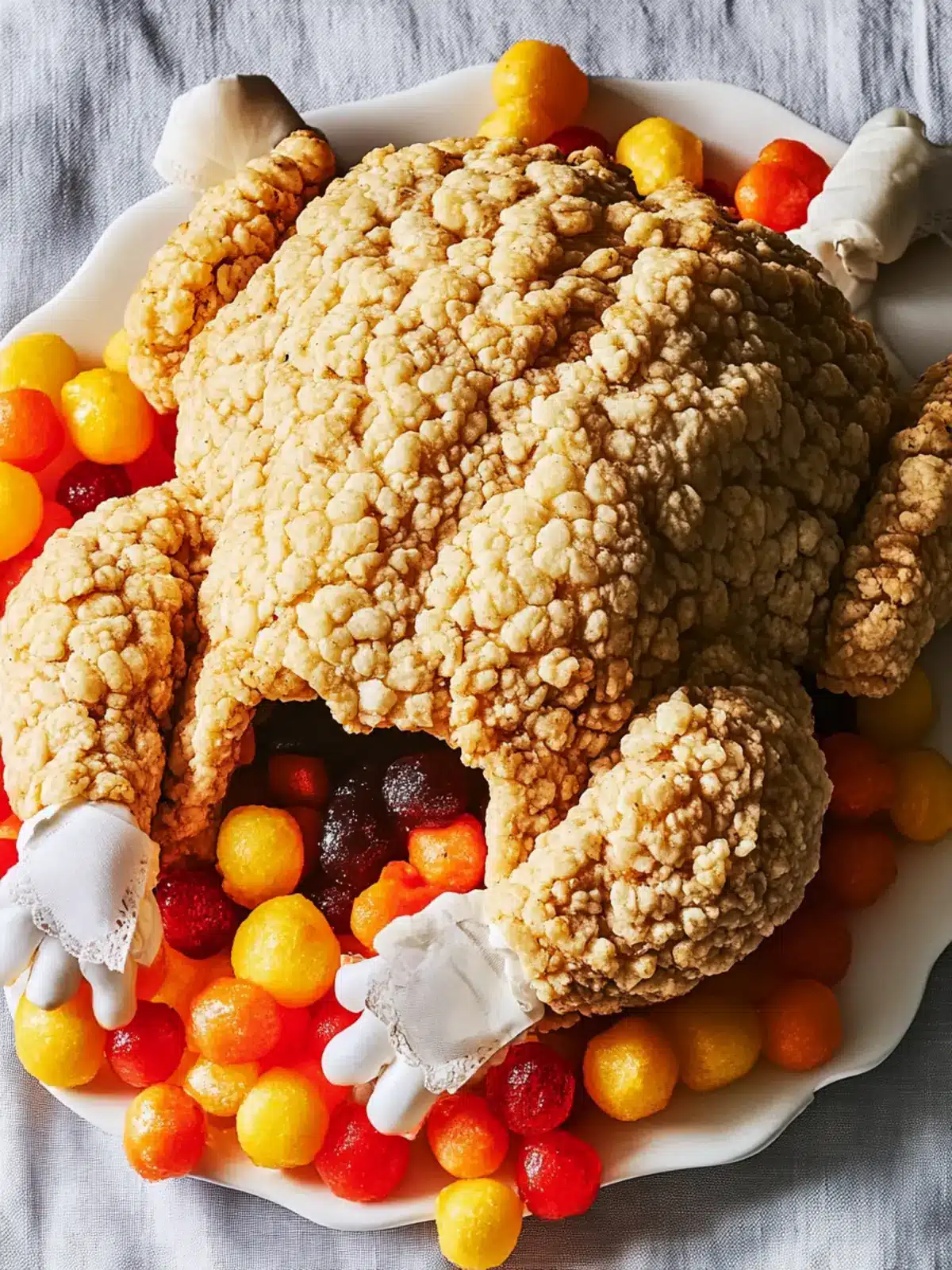 Krispie Turkey: The Ultimate No-Bake Thanksgiving Showstopper 4 Krispie Turkey