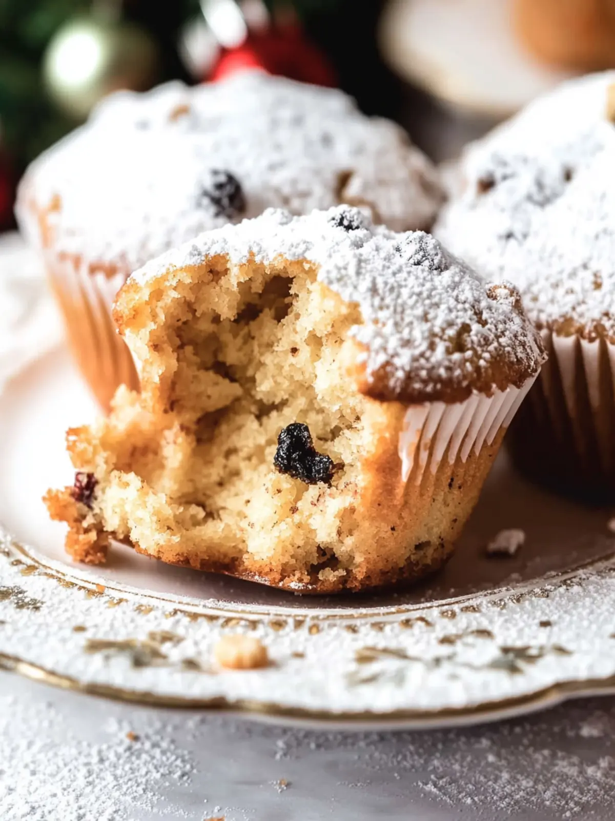 Delicious No-Yeast Christmas Stollen Muffins to Savor 4 Christmas Stollen Muffins