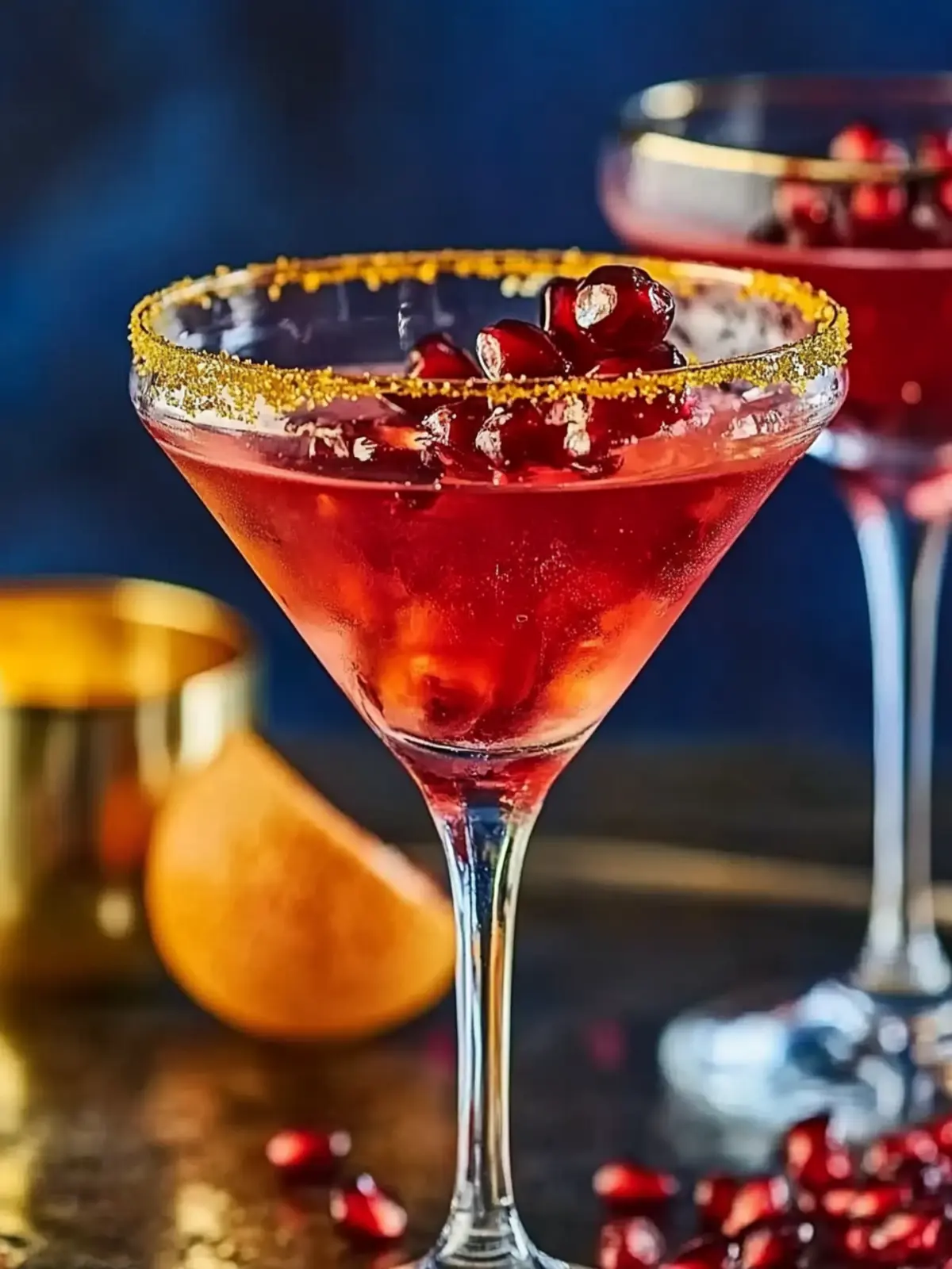 Delight in a Pomegranate Martini Mocktail for Festive Cheers 2 Pomegranate martini mocktail