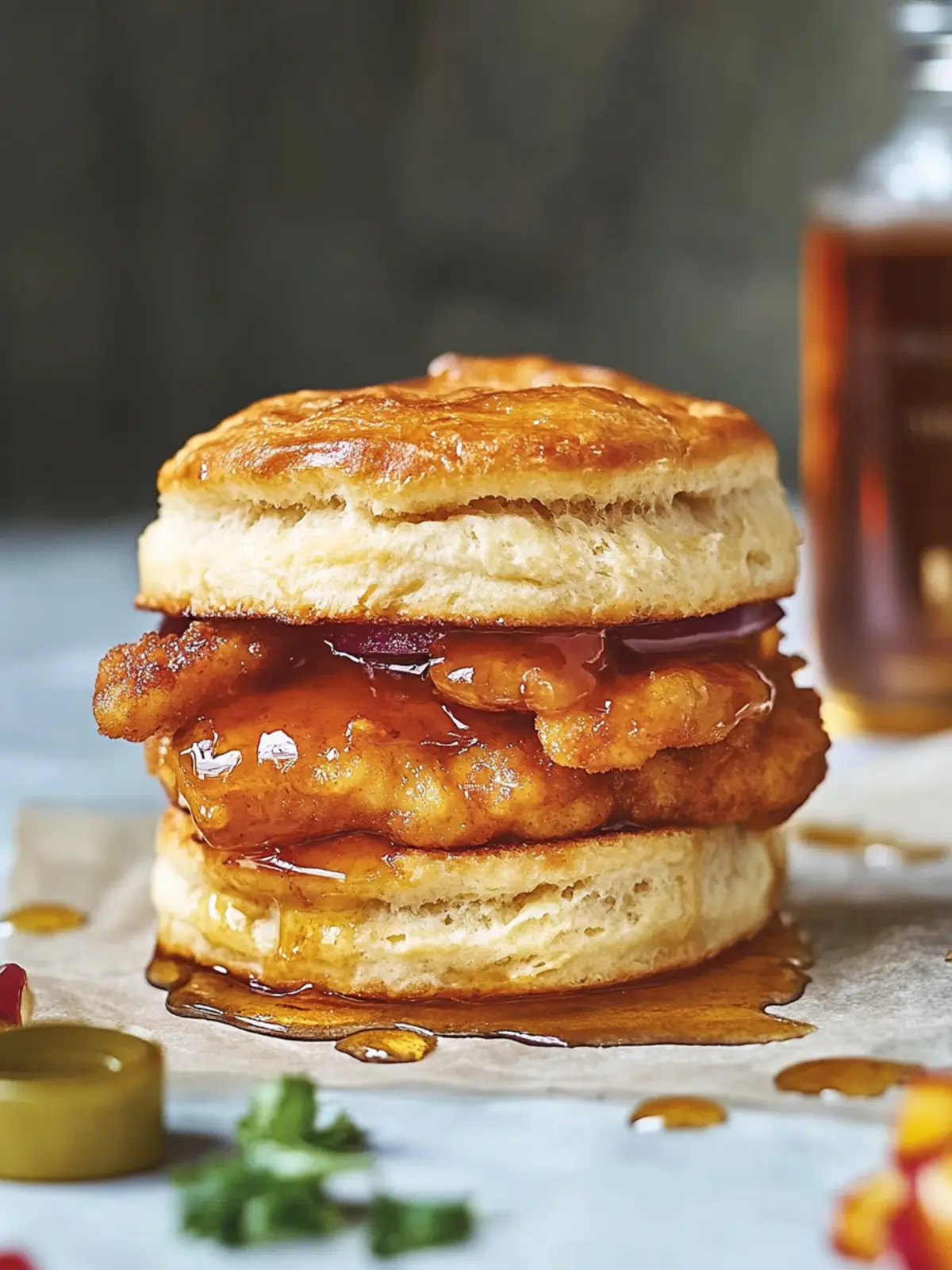 Savor the Flavor: Quick Hot & Honey Chicken Biscuit Sandwich 4 Savor the Flavor: Hot & Honey Chicken Biscuit Sandwich Recipe
