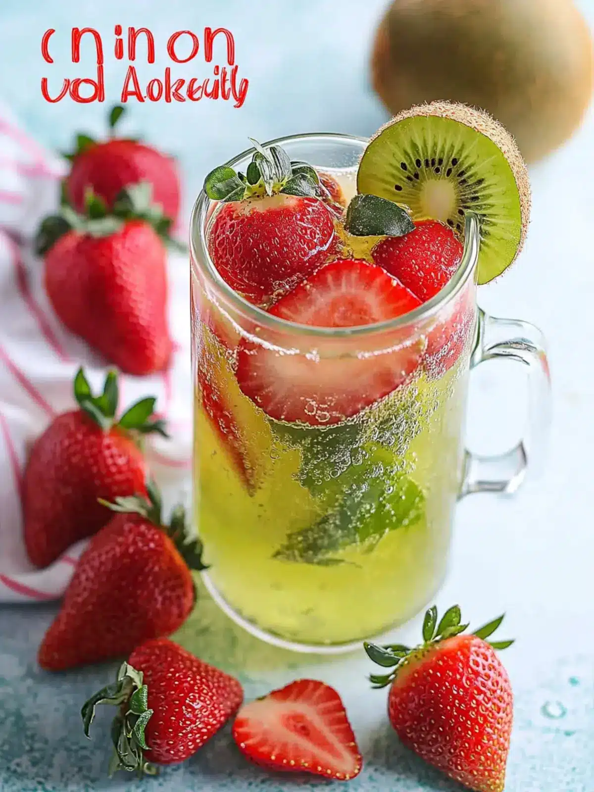 Delightful DIY Strawberry Kiwi Green Tea Recipe for Summer Sips 3 DIY Strawberry Kiwi Green Tea Recipe