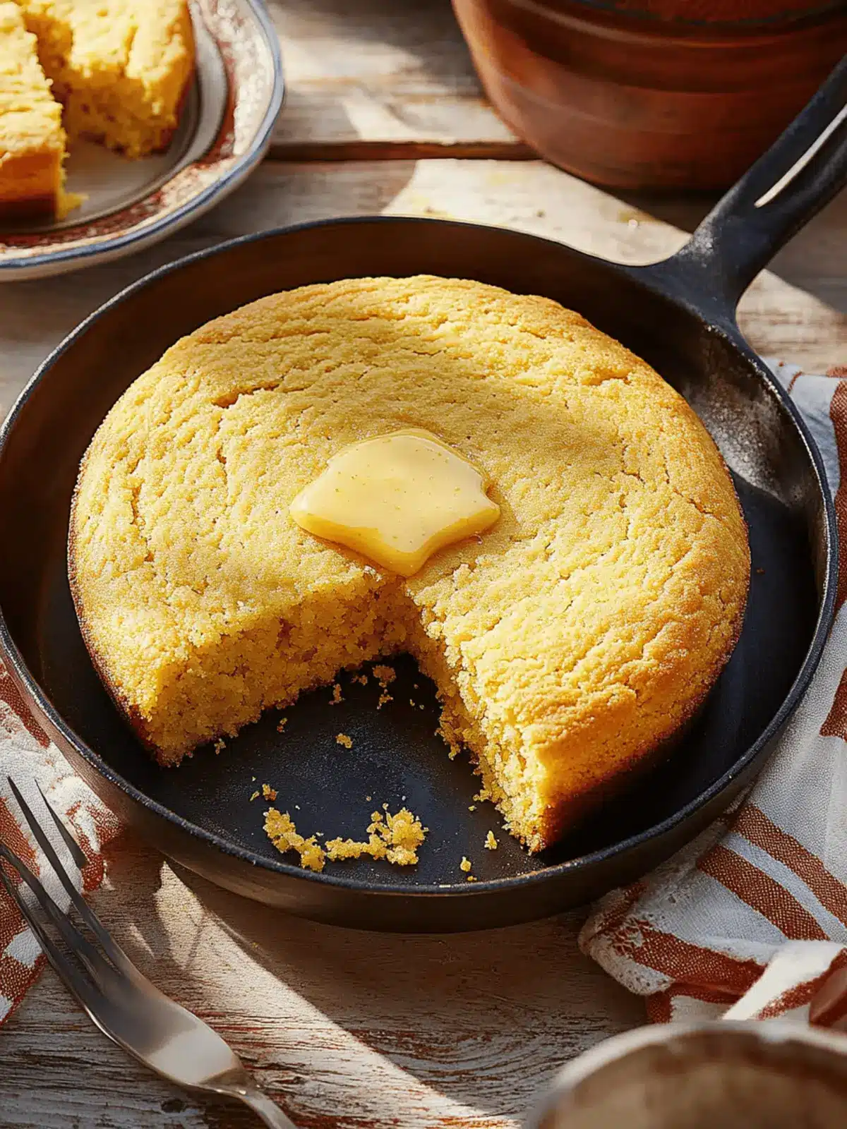 Easiest Cornbread with Honey Butter You ll Ever Make 4 Easiest Cornbread with Honey Butter