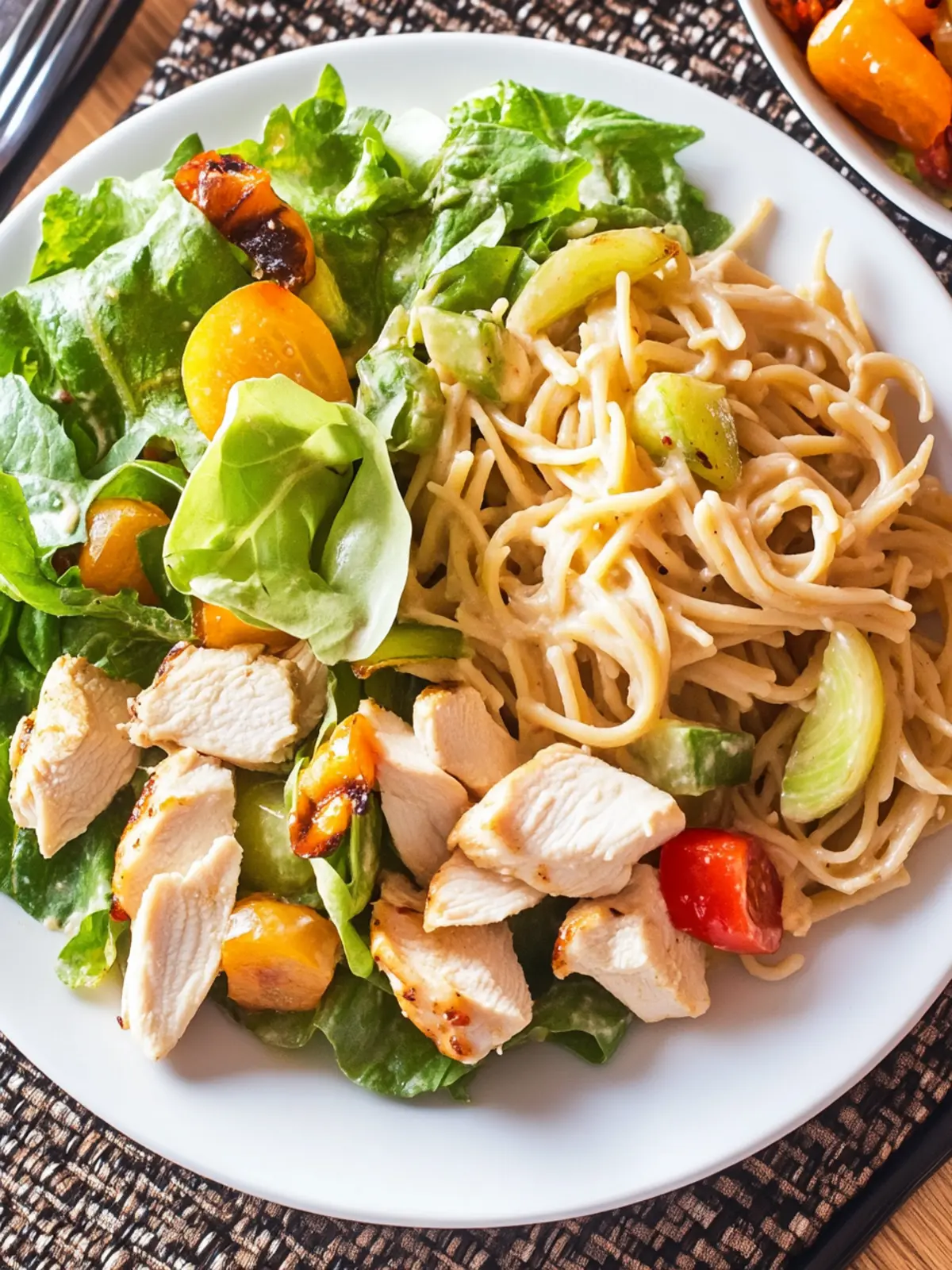 Asian Chicken and Pasta Salad: A Fresh Twist for Dinner Nights 2 Asian Chicken and Pasta Salad