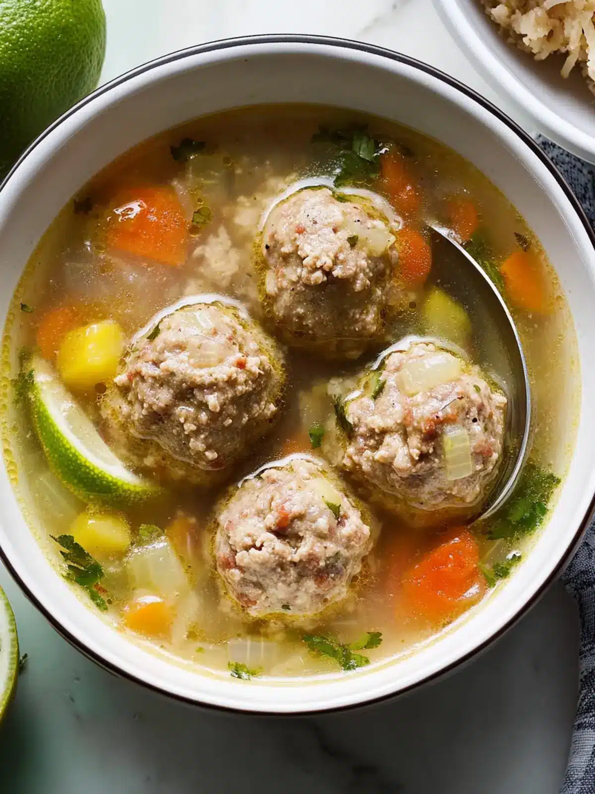Irresistible Albondigas Soup: Comfort in Every Bite 4 Albondigas Soup (Mexican Meatball Soup)