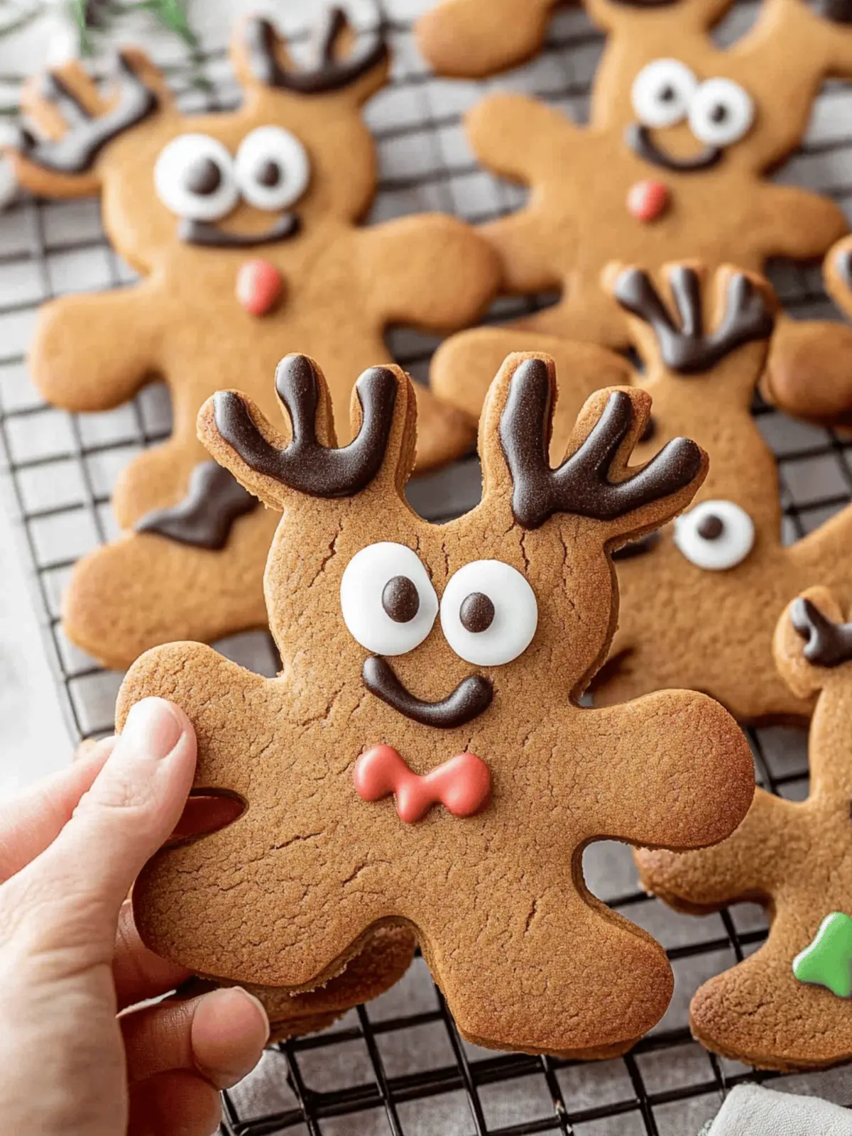 Reindeer Gingerbread Cookies: Easy Holiday Baking Fun 4 Reindeer Gingerbread Cookies: Fun Holiday Baking Hack