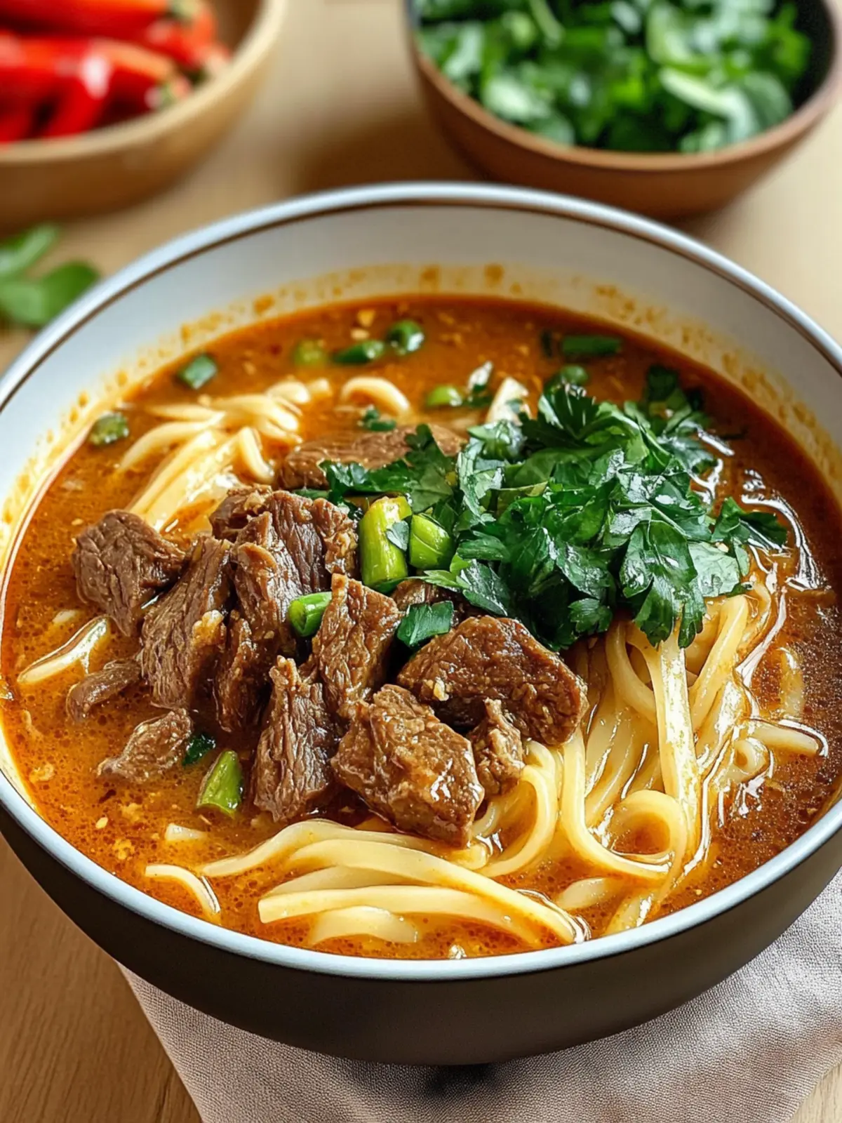 Savory Satay Beef Noodle Soup: A Cozy Bowl of Comfort 4 Satay Beef Noodle Soup