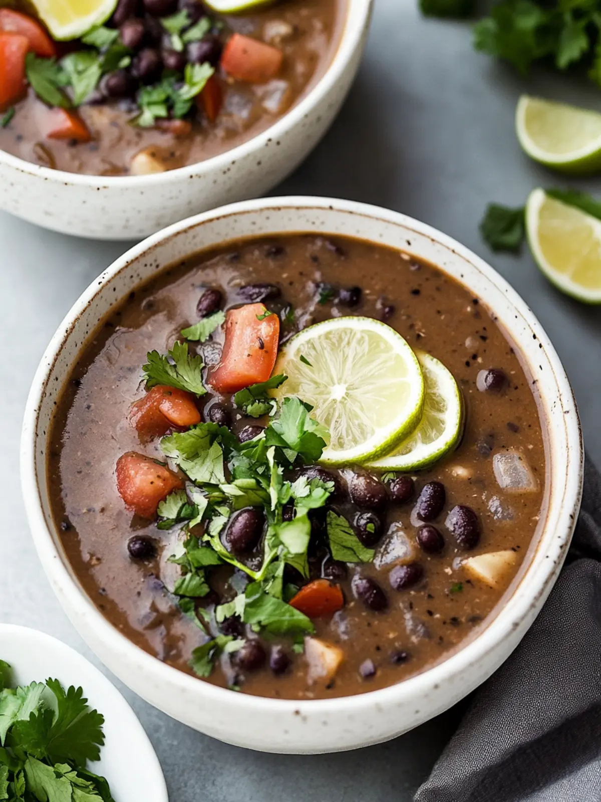 Hearty Black Bean Soup Quick, Delicious, and Guilt-Free! 3 Black Bean Soup