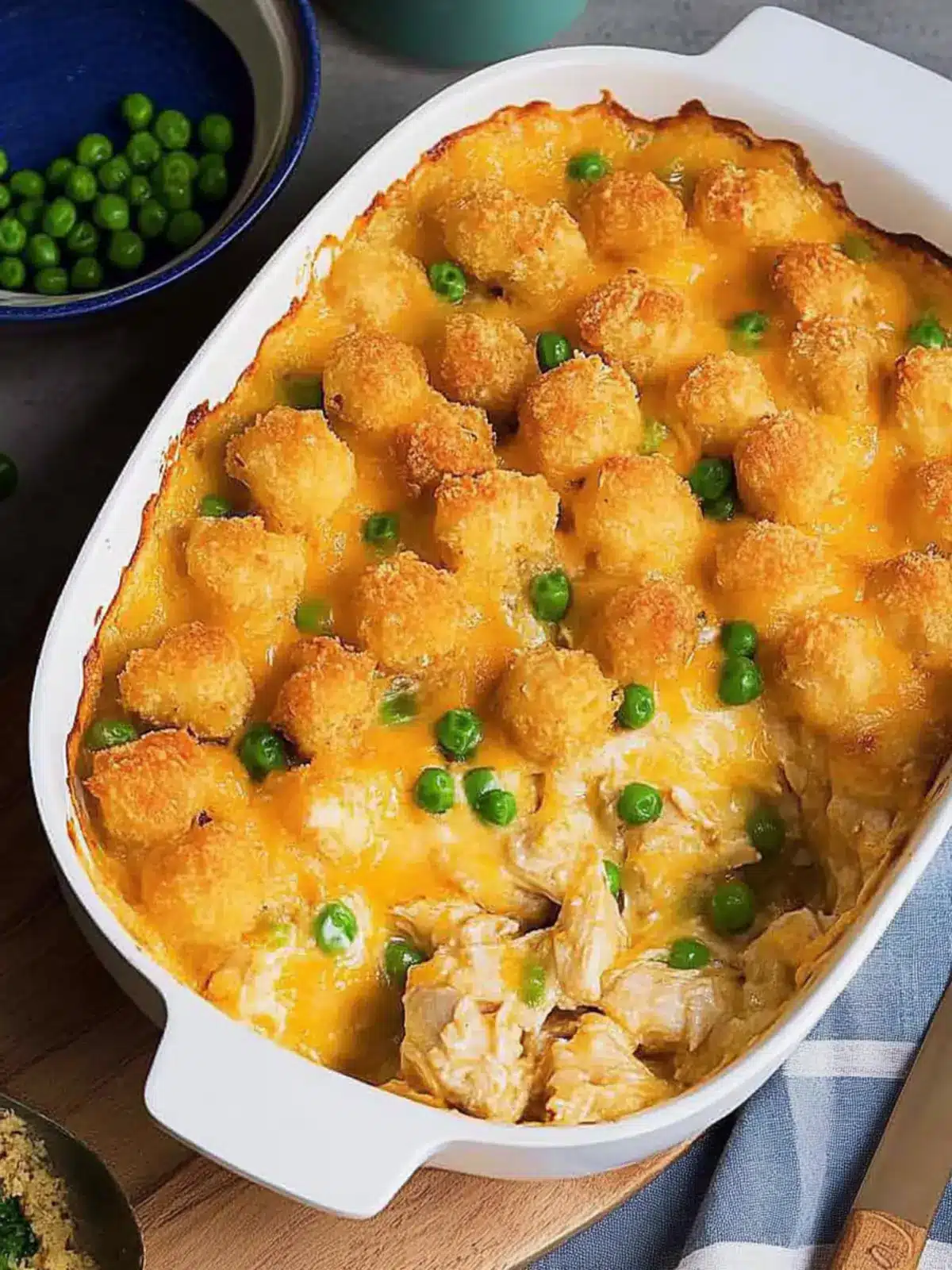 Chicken Tater Tot Casserole: Comfort Food for Busy Nights 2 Chicken Tater Tot Casserole