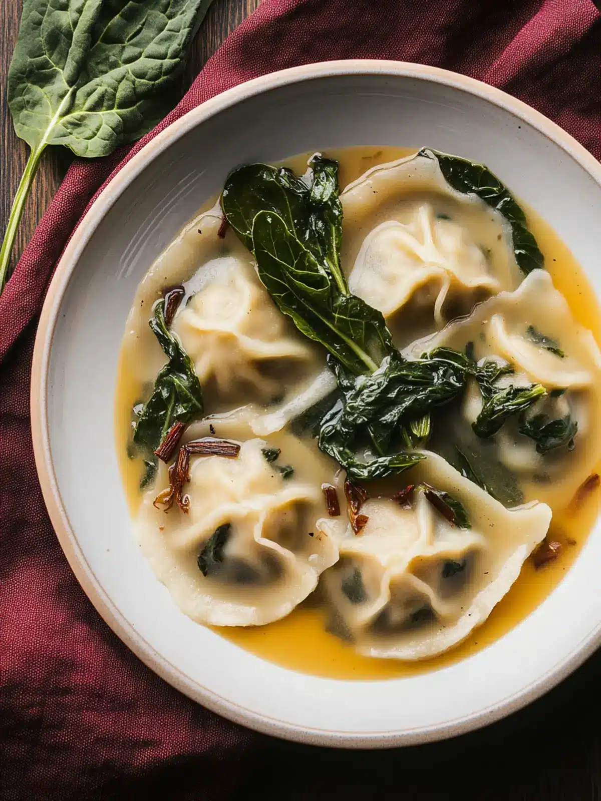 Savory Dumplings with Wild Ramps, Swiss Chard, and Mushrooms Bliss 2 Savory Dumplings with Wild Ramps, Swiss Chard, and Mushrooms