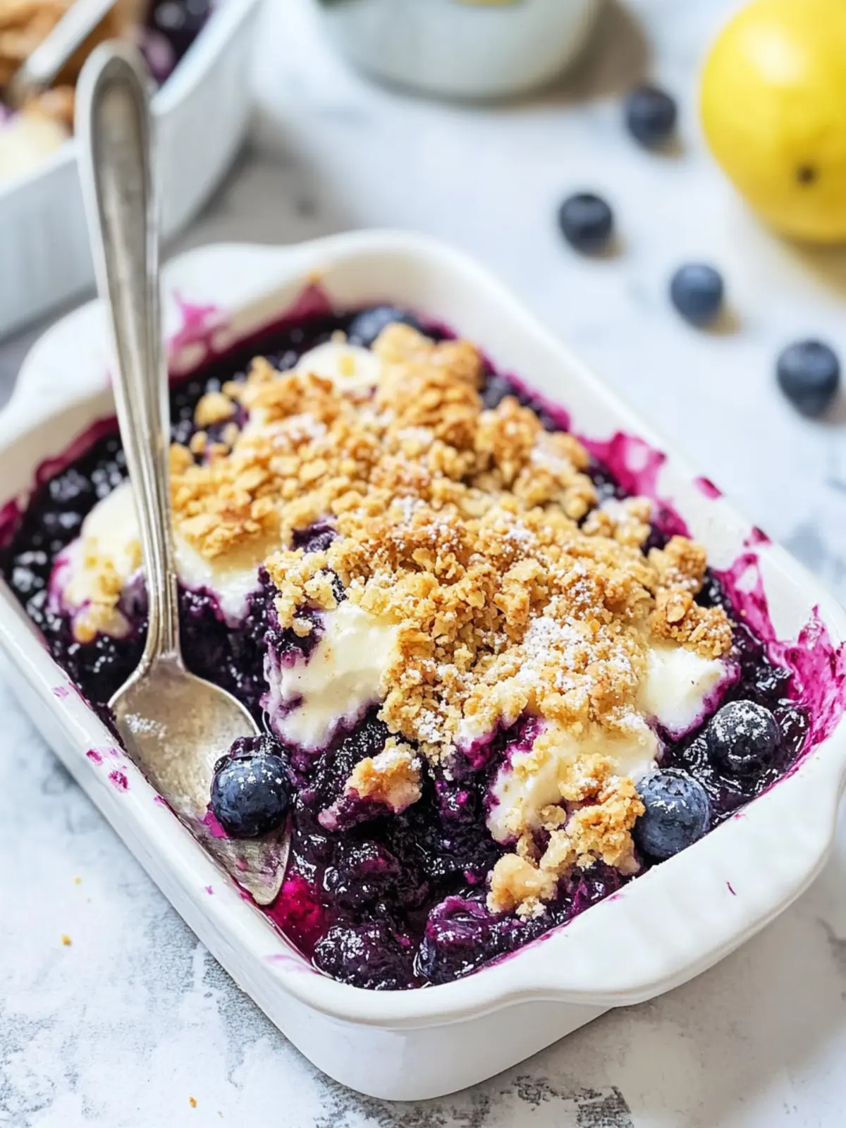 Deliciously Easy Blueberry Lemon Crumble for Any Occasion 2 Blueberry Lemon Crumble