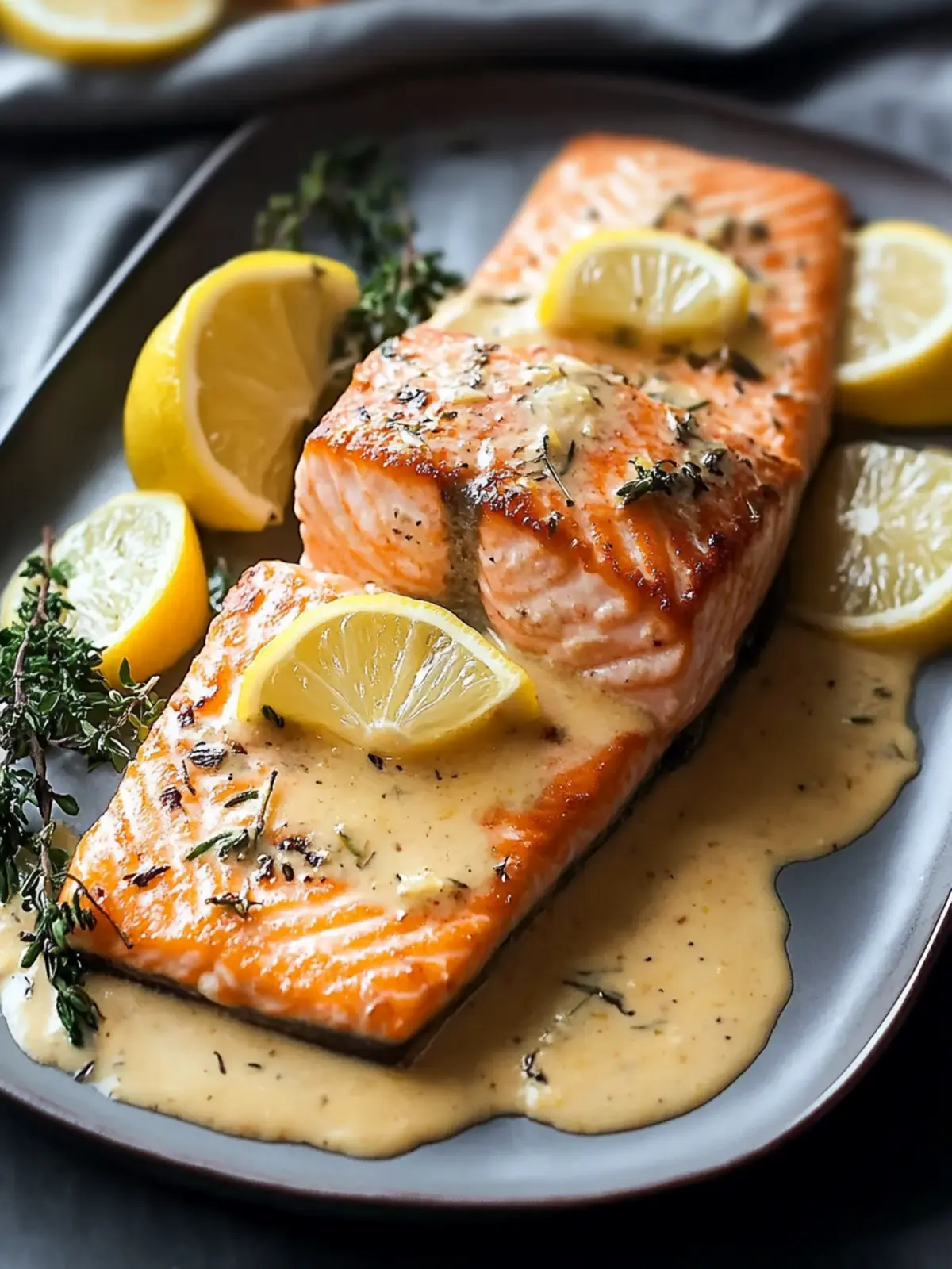 Baked Salmon with Amazing Lemon Sauce for Your Perfect Dinner 2 Baked Salmon with Amazing Lemon Sauce for a Perfect Dinner