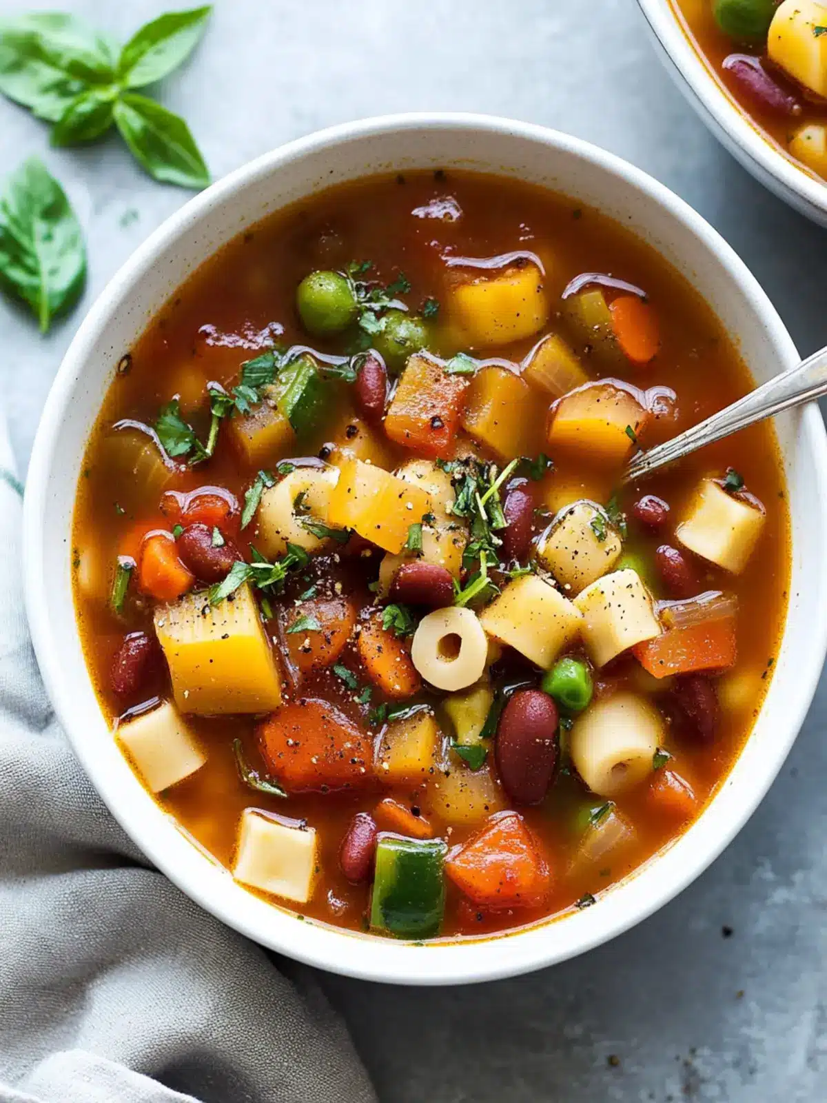 Classic Italian Minestrone Soup: A Hearty Family Favorite 2 Classic Italian Minestrone Soup