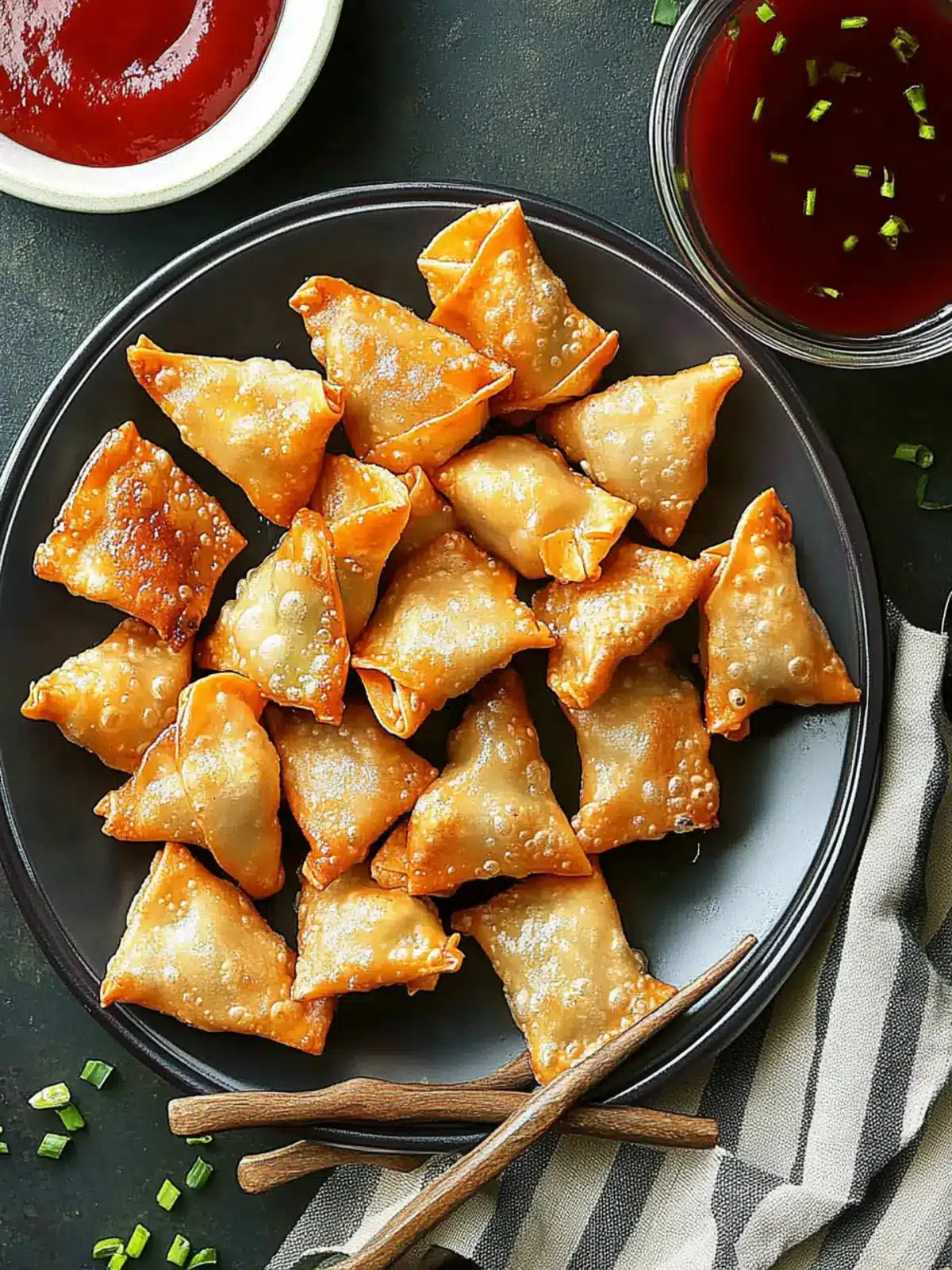 Crispy Baked Wontons: A Healthy Snack You ll Crave! 4 Baked Wontons