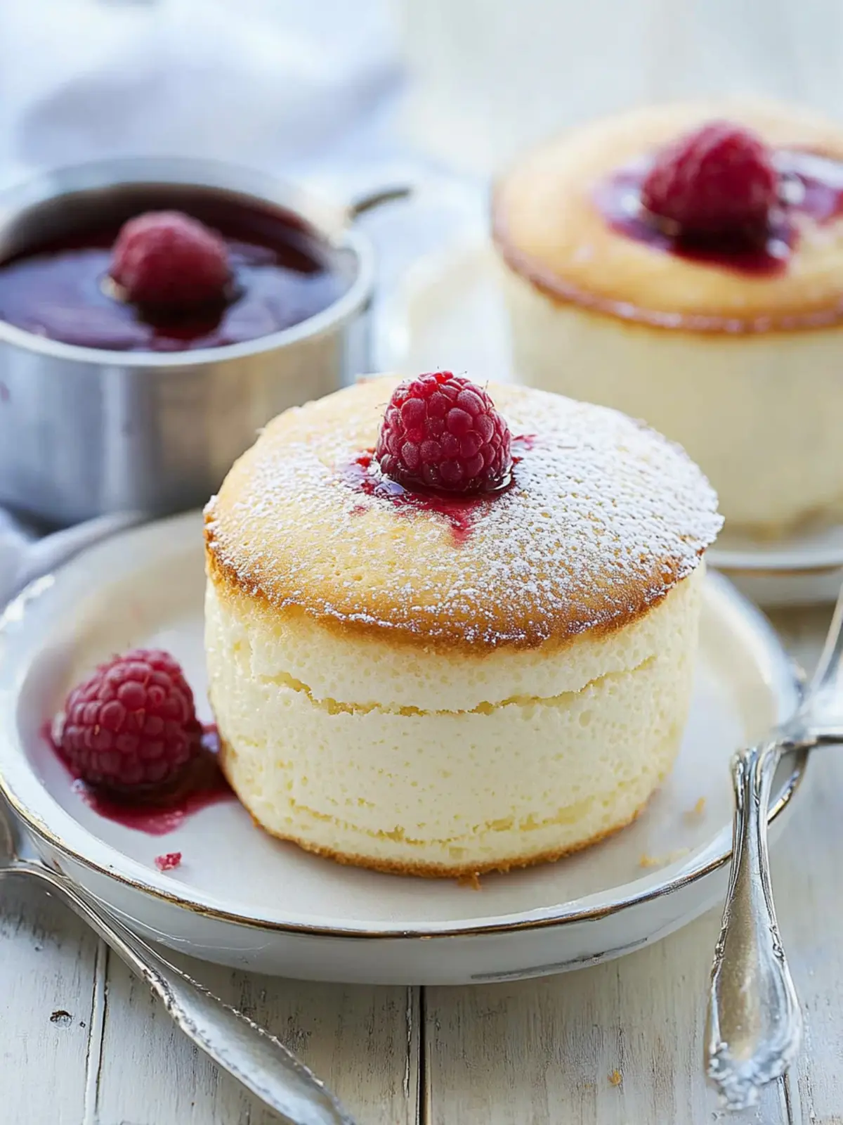 Delicious White Chocolate Soufflé with Raspberry Sauce Bliss 2 White Chocolate Soufflé with Raspberry Sauce