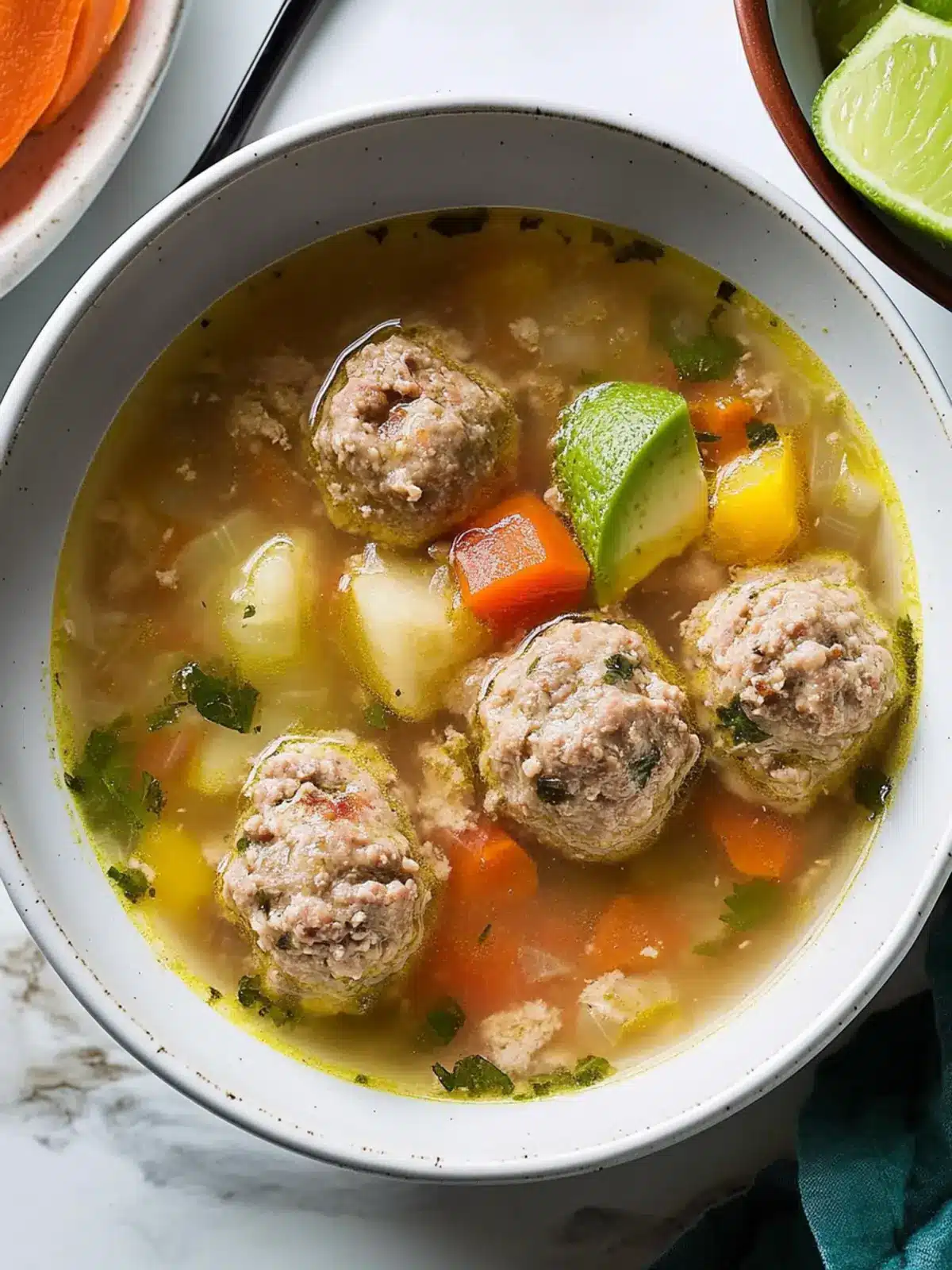 Irresistible Albondigas Soup: Comfort in Every Bite 3 Albondigas Soup (Mexican Meatball Soup)