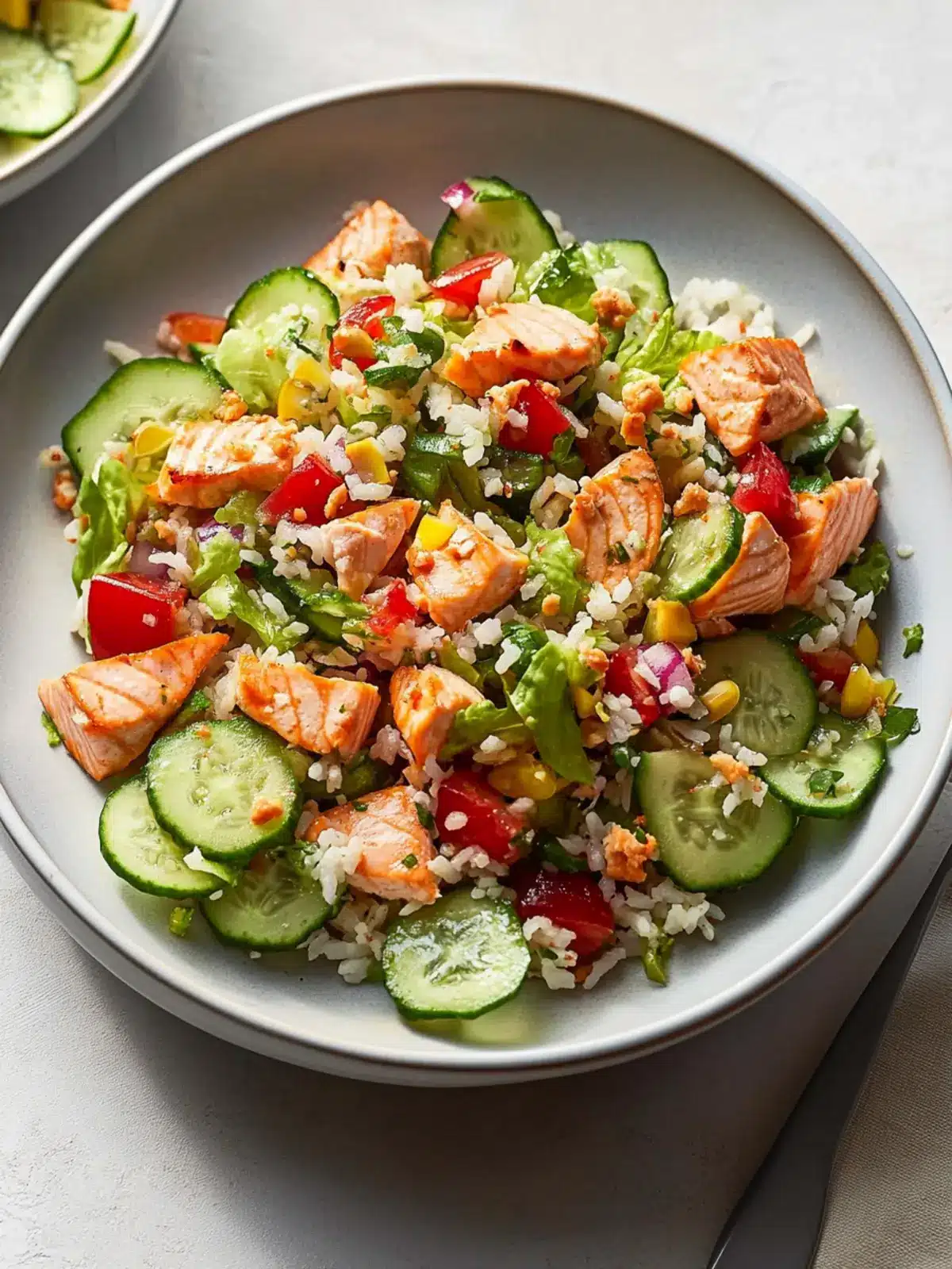 Crispy Rice Salmon Salad: A Crunchy Twist on Fresh Flavors 3 Crispy Rice Salmon Salad