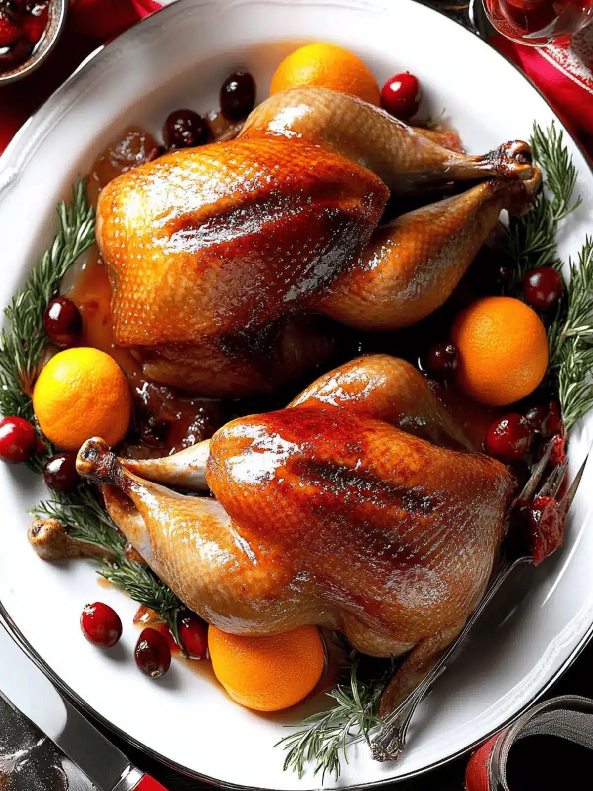 Cranberry-Orange Roast Ducklings for Your Best Holiday Feast 2 Cranberry-Orange Roast Ducklings