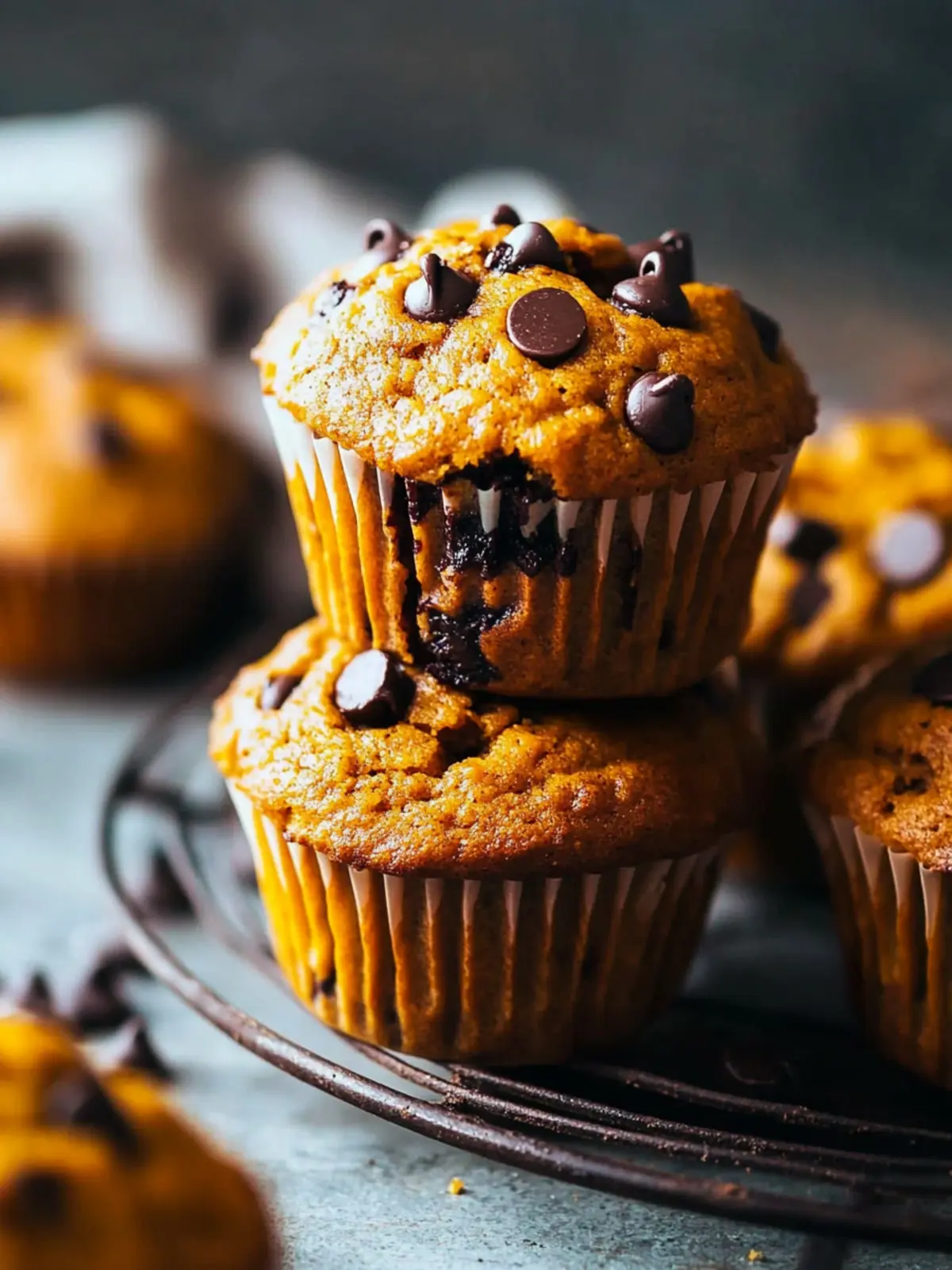 Delicious Pumpkin Chocolate Chip Muffins for Cozy Mornings 3 Pumpkin Chocolate Chip Muffins