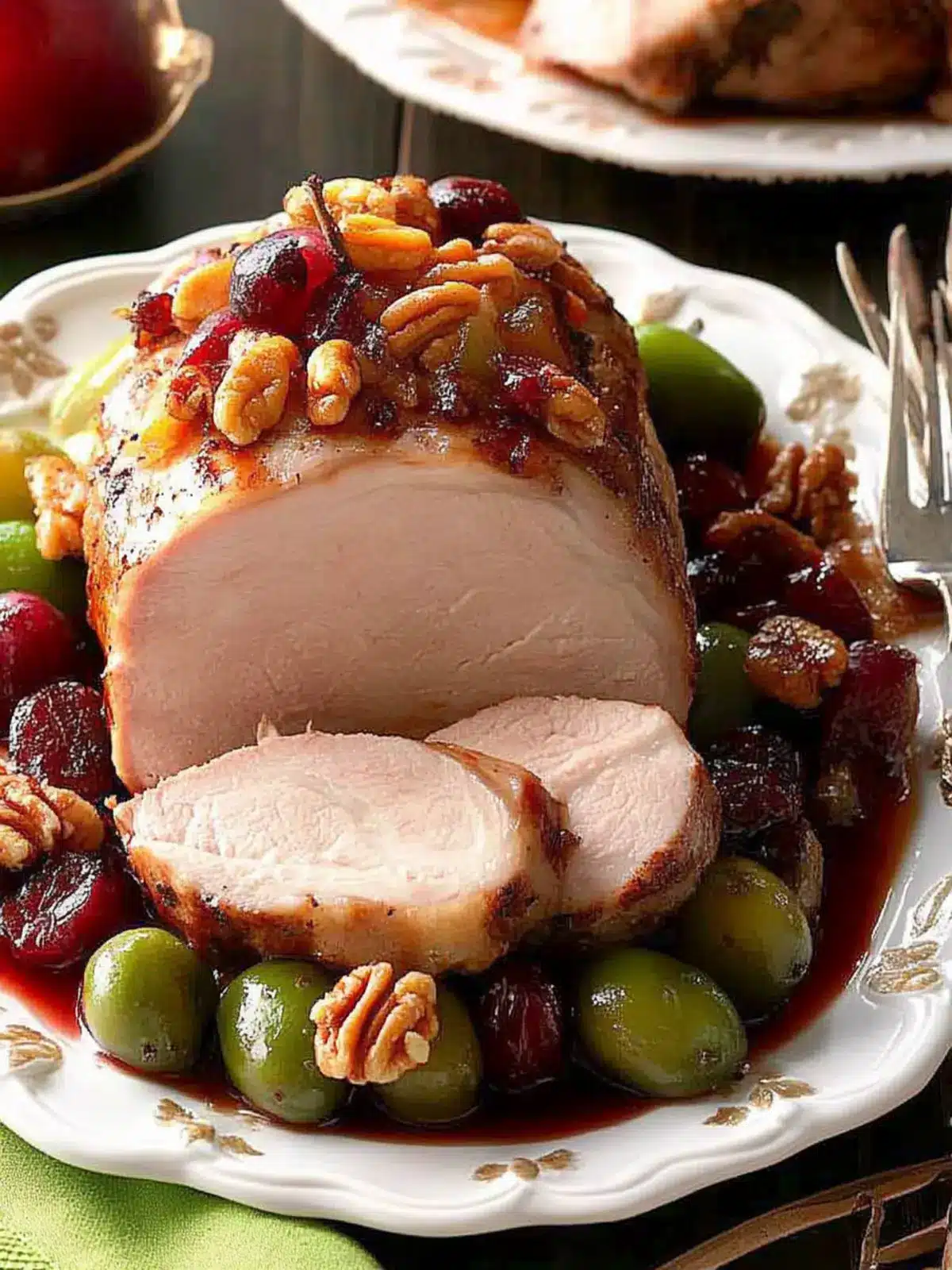 Fruity Pecan Pork Roast that Will Wow Your Dinner Guests 4 Fruit-Pecan Pork Roast