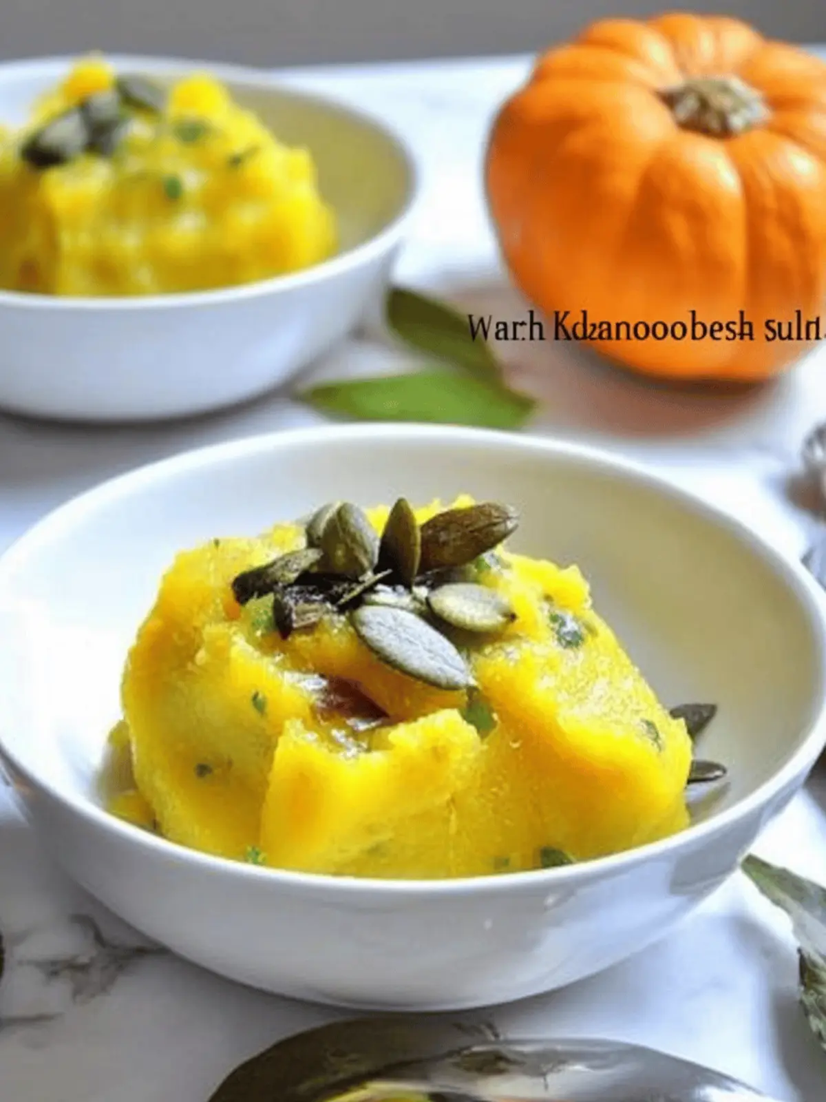 Creamy Sweet Kabocha Squash Salad Recipe You'll Love 3 Sweet Kabocha Squash Salad Recipe (Danhobak Salad)
