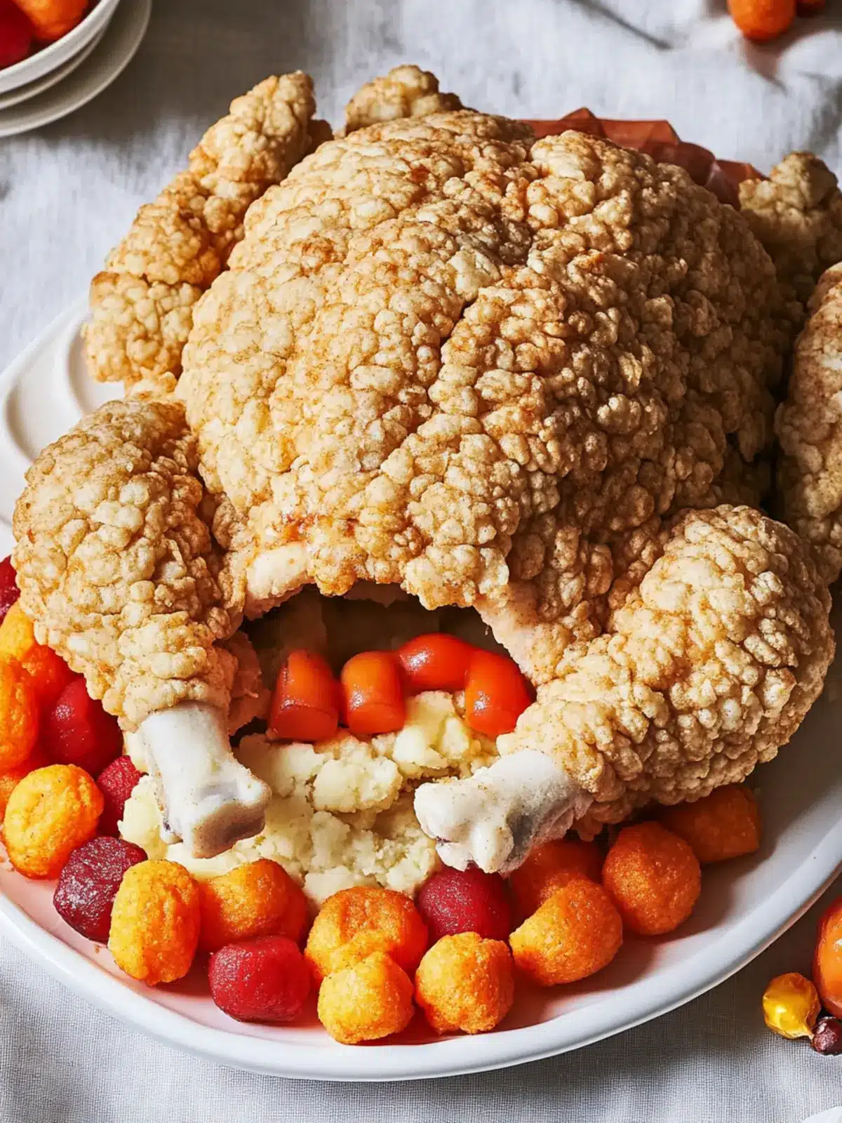 Krispie Turkey: The Ultimate No-Bake Thanksgiving Showstopper 2 Krispie Turkey