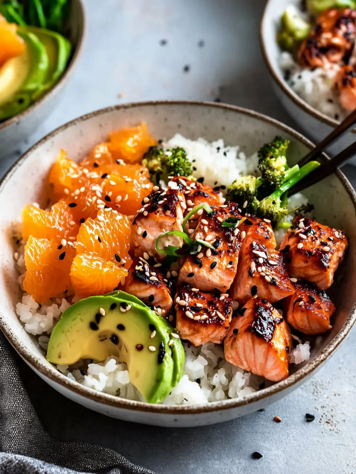 Zesty Crispy Orange Salmon Bowls for a Flavorful Feast 4 Crispy Orange Salmon Bowls
