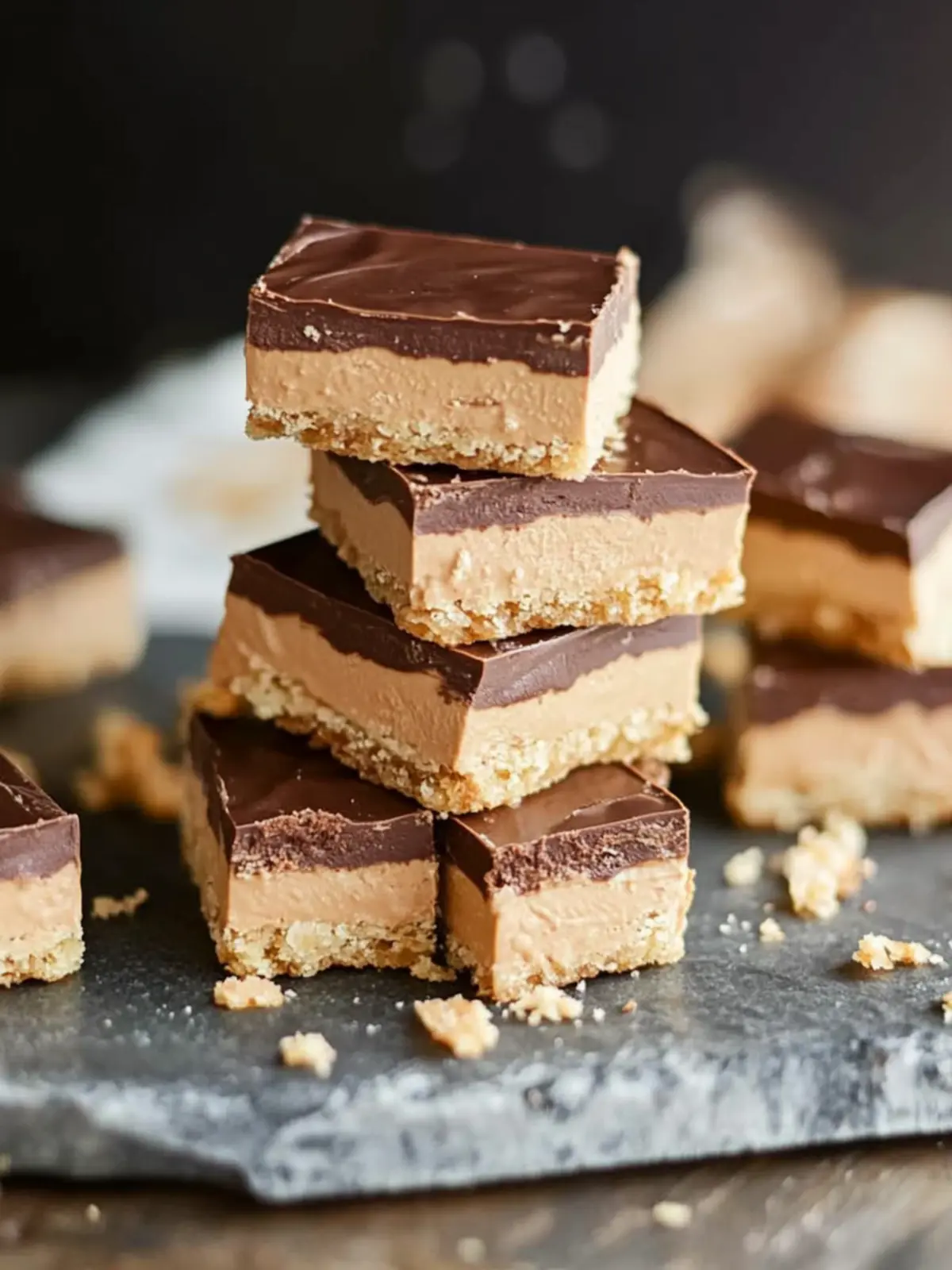 Reese's Squares - No-Bake 5-Ingredient Dream Treats 3 Reeses Squares - 5 Ingredients & No Bake (Reese's)