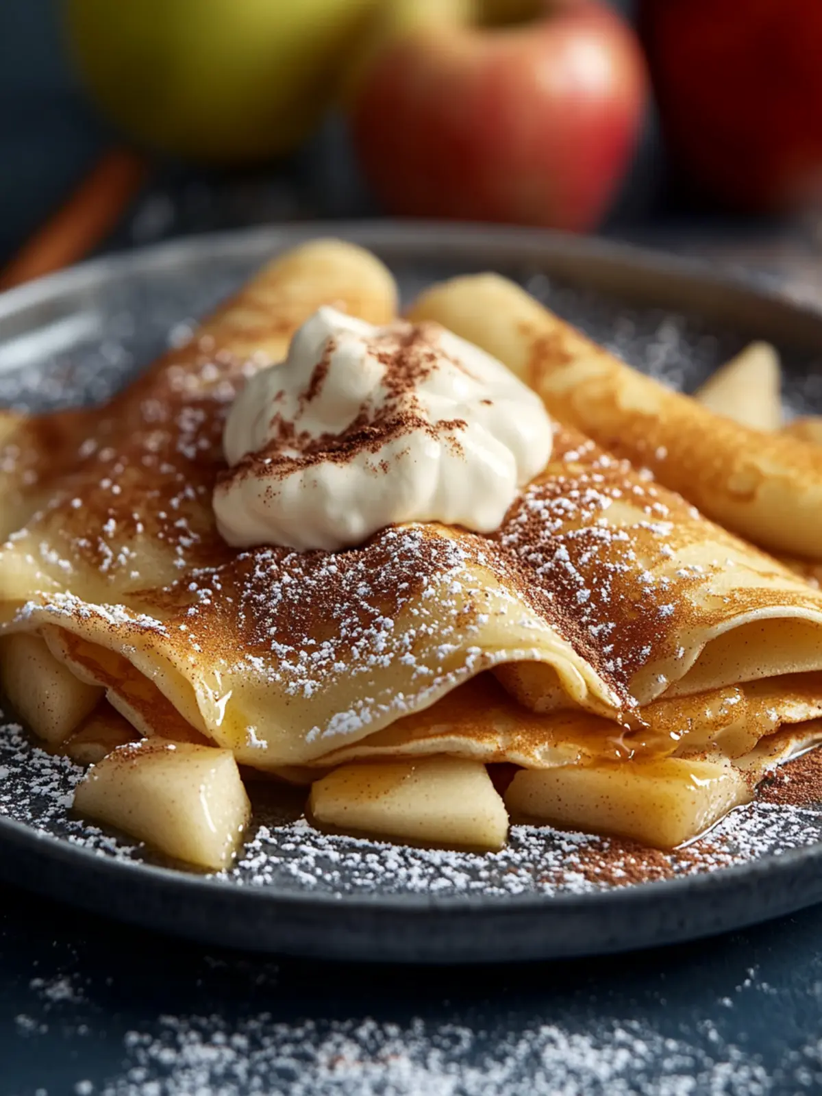 Cinnamon Apple Crepes: Elevate Your Breakfast Game Today 2 Cinnamon Apple Crepes
