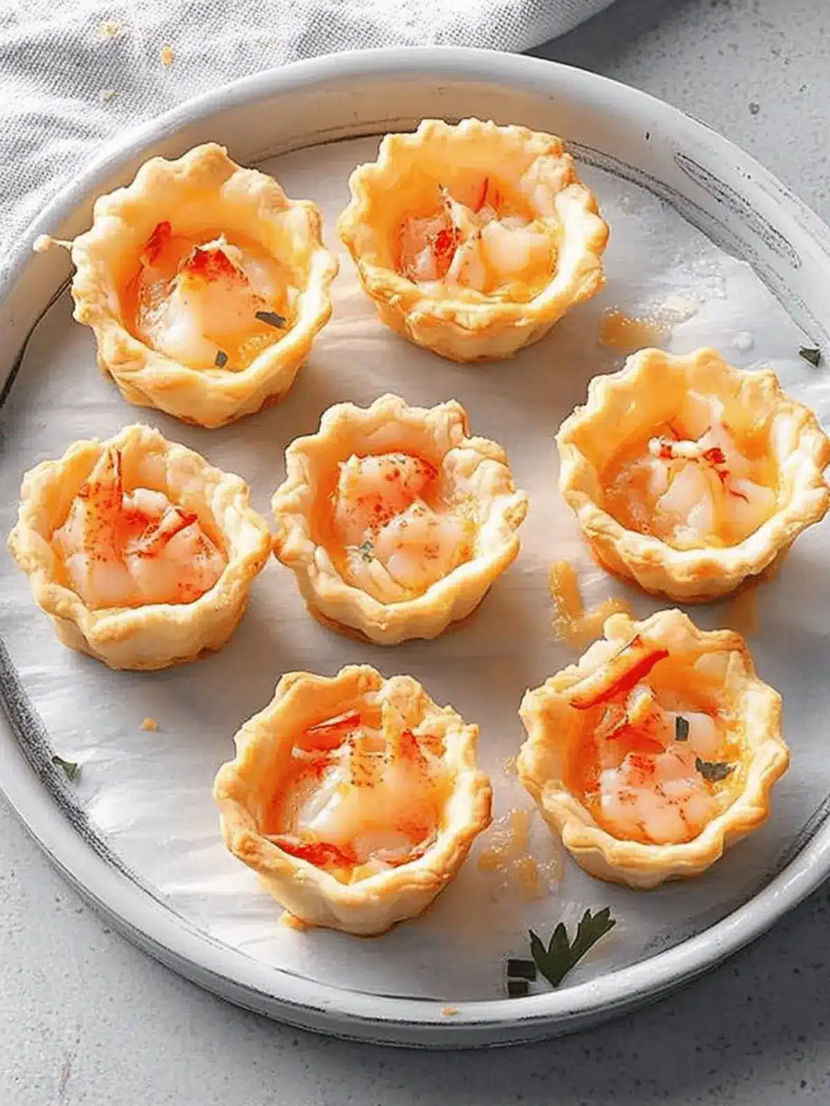 Irresistible Lobster Tartlets: Easy Appetizer Delight 3 Lobster Tartlets