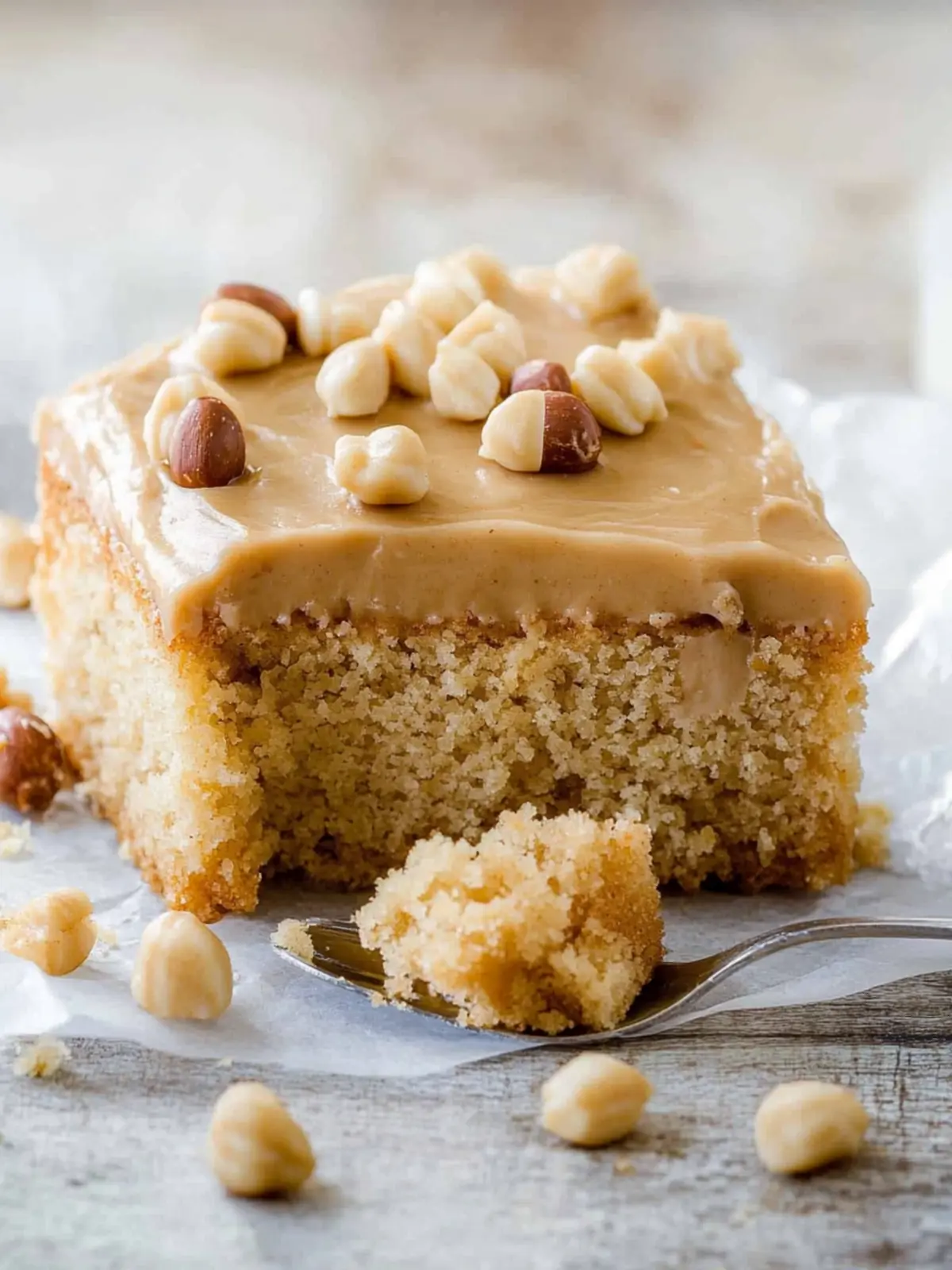 Irresistible Old Fashioned Peanut Butter Cake with Warm Frosting 3 Old Fashioned Peanut Butter Cake