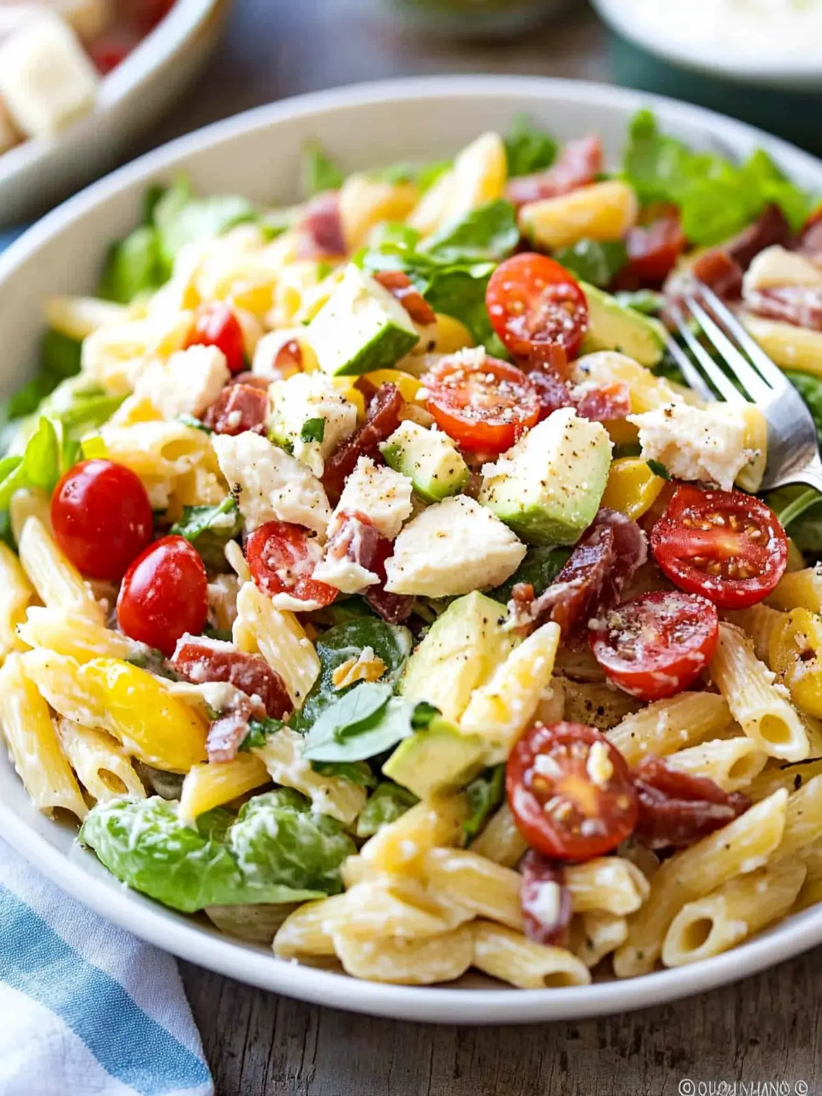 Cobb Pasta Salad: Your New Favorite Summer Picnic Delight 2 Cobb Pasta Salad