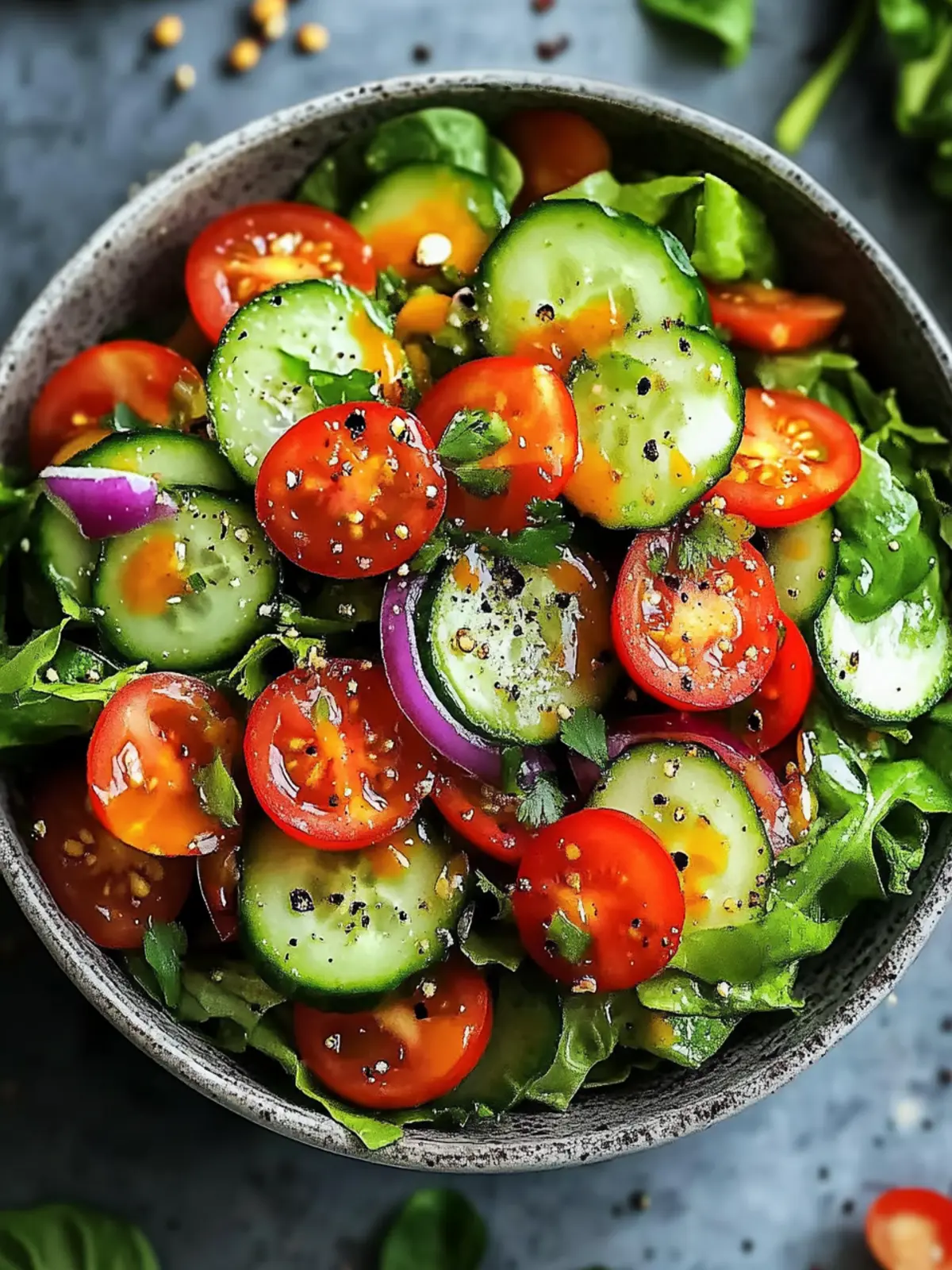 Fresh Garden Salad in 10 Minutes: Crunchy and Zesty Delight 2 Garden Salad
