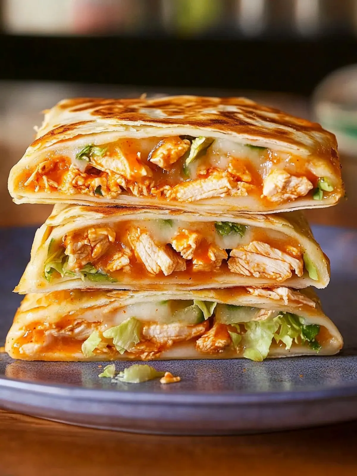 Buffalo Chicken Crunchwrap: Quick and Delicious Party Treat 2 Buffalo Chicken Crunchwrap