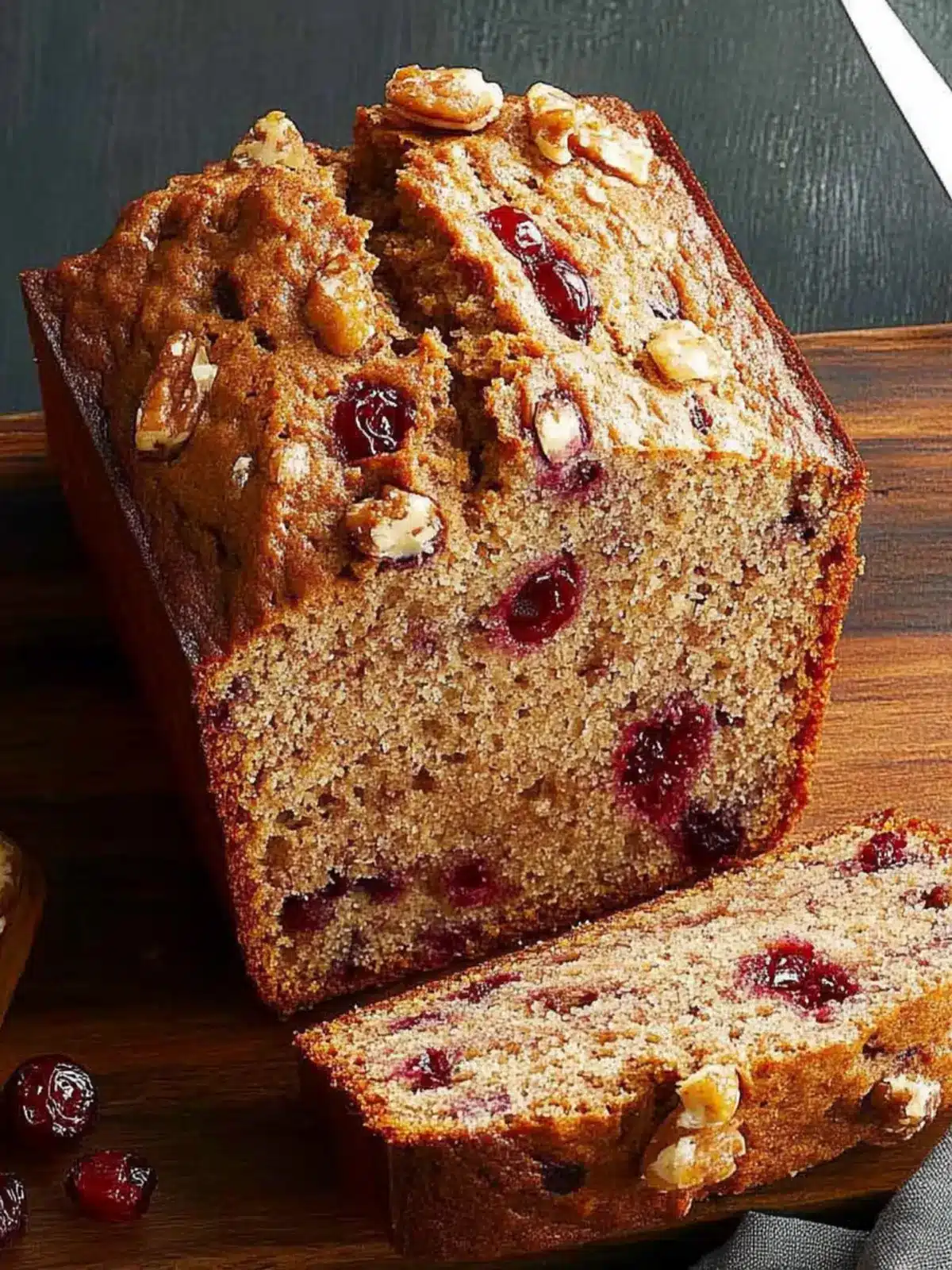 Double Cranberry Banana Bread You ll Crave Every Morning 3 Double Cranberry Banana Bread